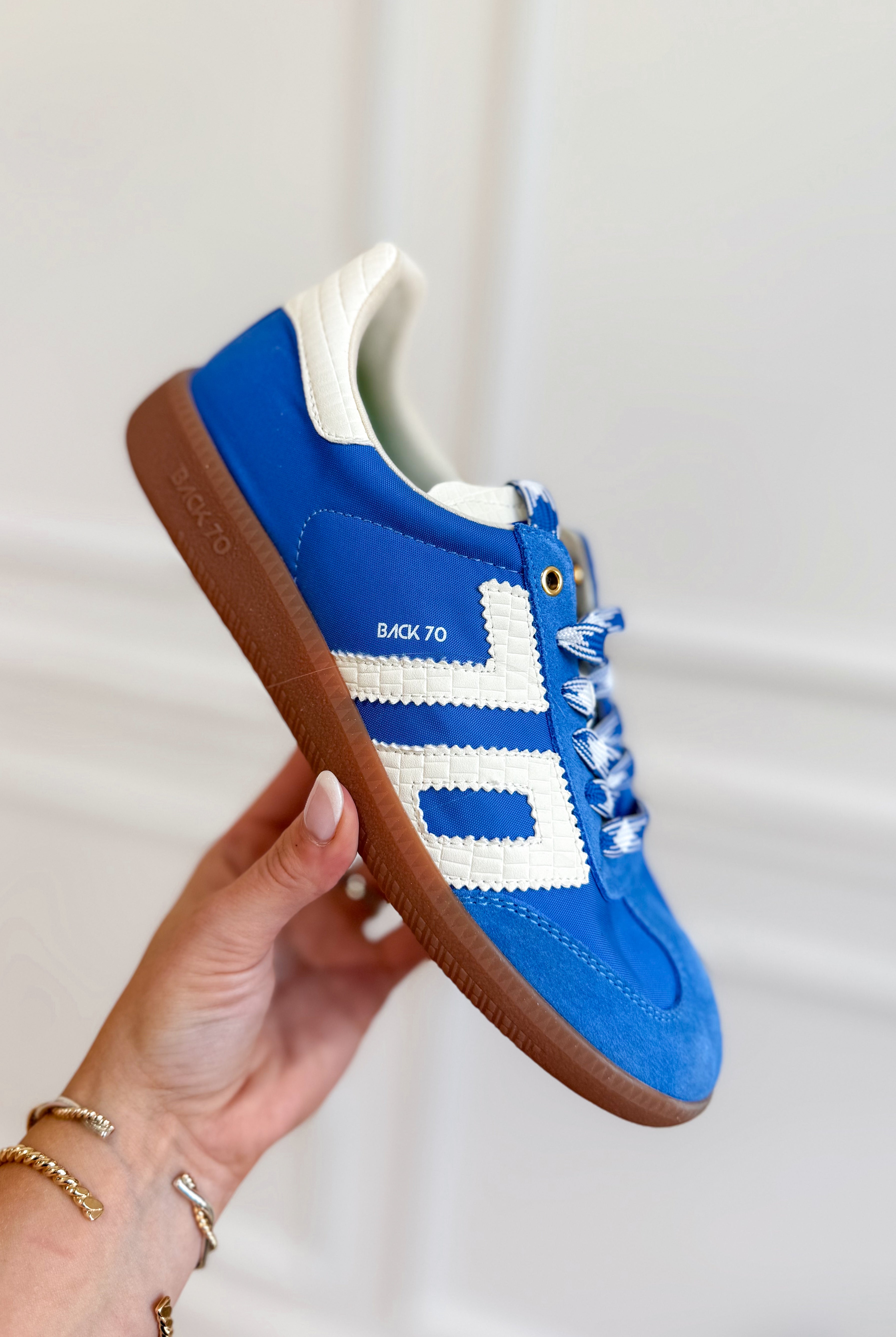 BACK70 Ghost Sneakers in Blue Milk - Be You Boutique