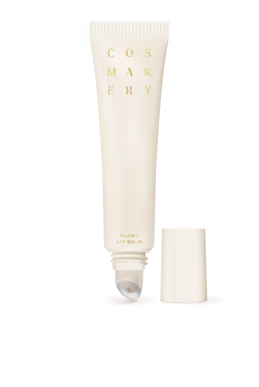 COSMAKERY Let It Glow Glowy Lip Balm Duo with two shiny, hydrating lip balms in sleek packaging.