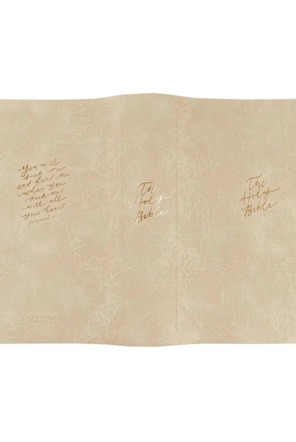 ESV Study Bible Sonora Theme home accessory by HOSANNA REVIVAL, featuring intricate design on a decorative item.