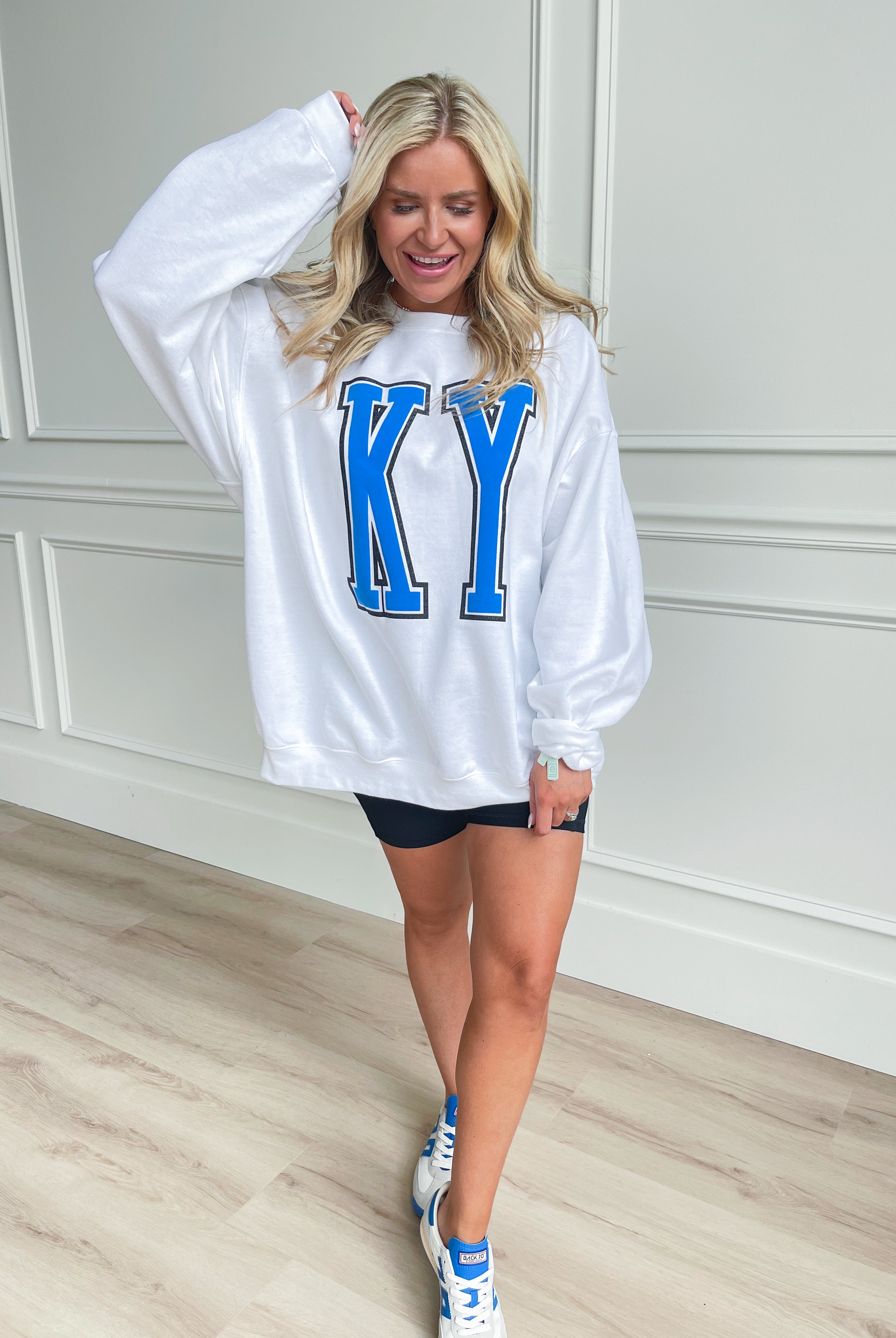Puff Crew Neck Graphic Sweatshirt - Be You Boutique