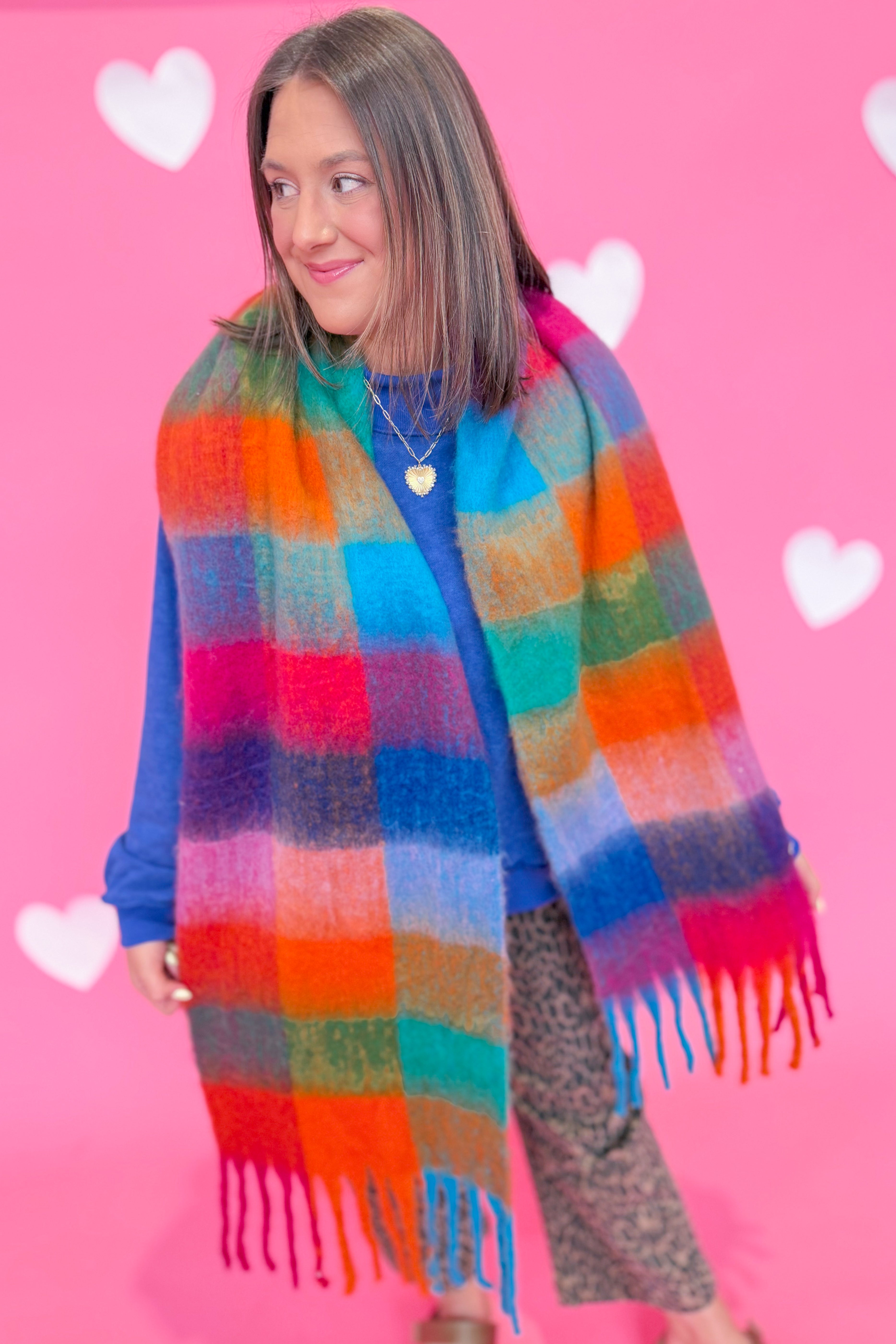 Cozy Plaid Oh So Soft Scarf - Be You Boutique