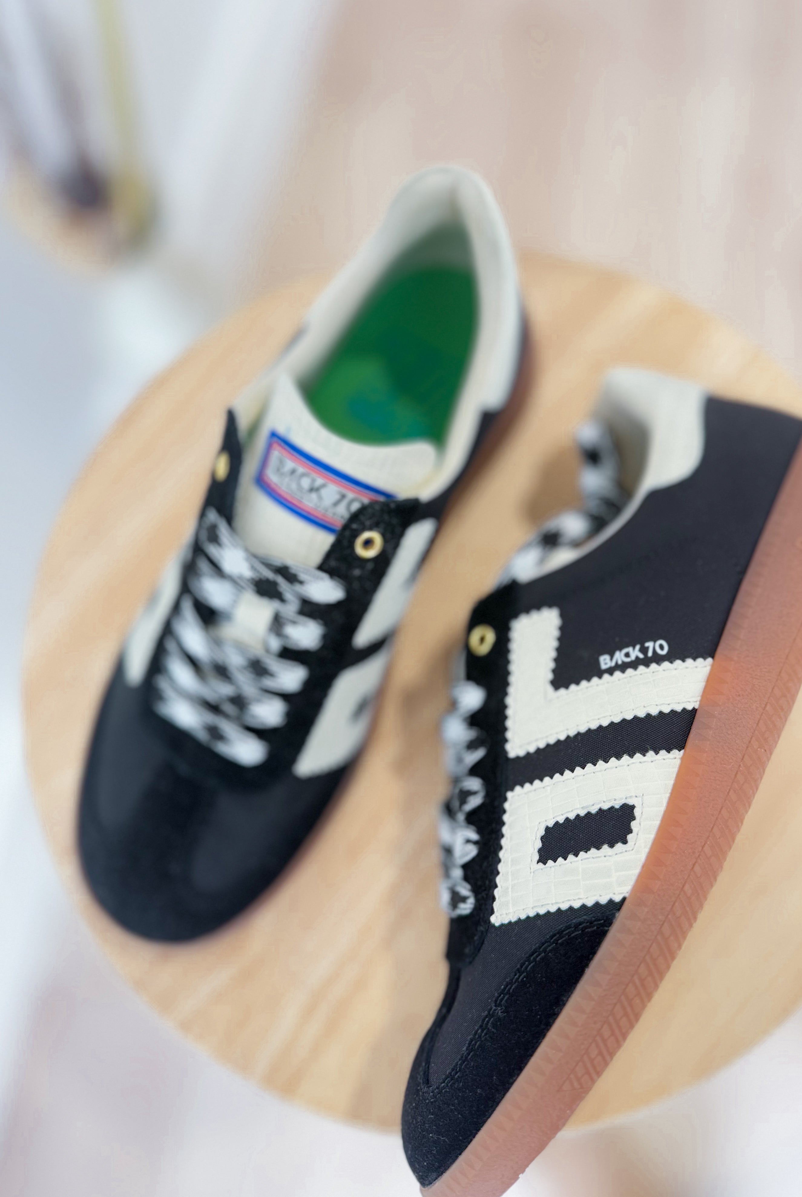 BACK70 Ghost Sneaker in Black - Be You Boutique