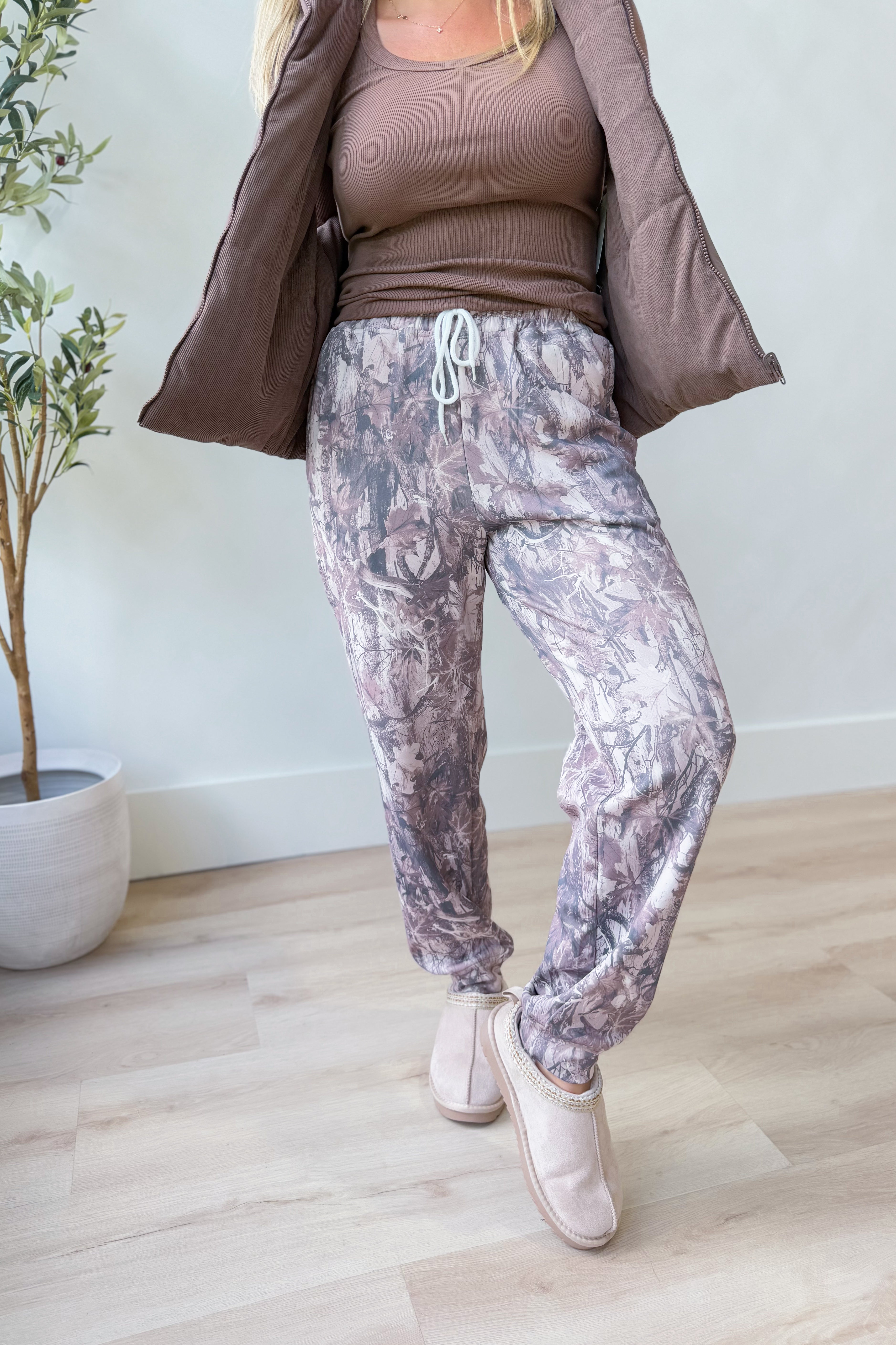 Camo Signature Fleece Jogger - Be You Boutique