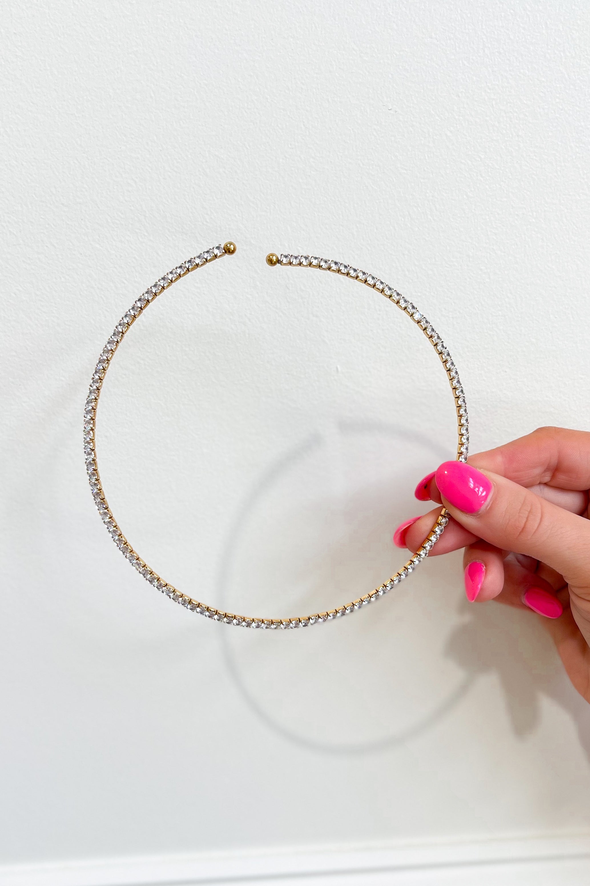 Chansutt Luxe Tennis Necklace GOLD - Be You Boutique