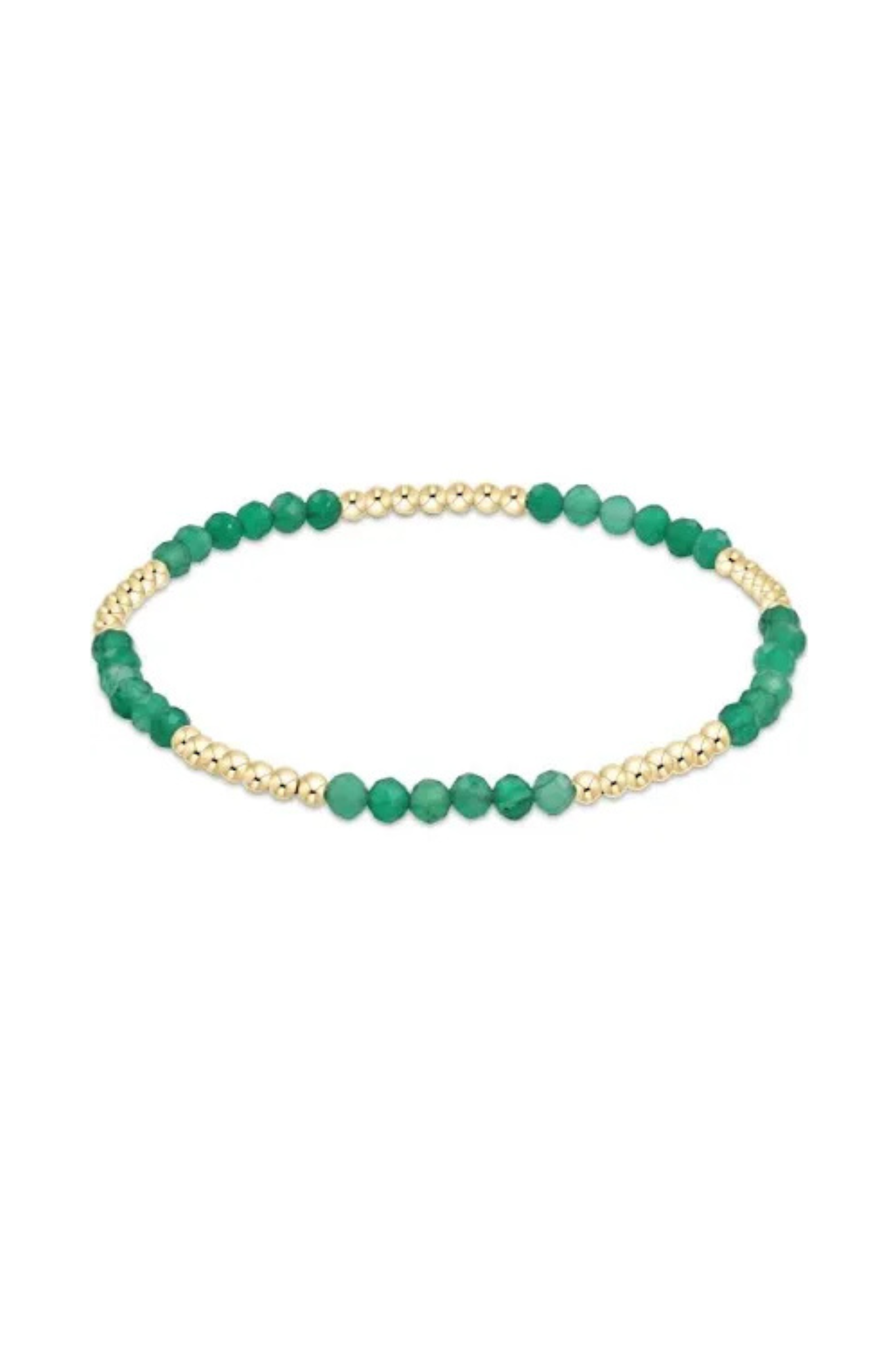Enewton 2.5mm Green Onyx Blissful Pattern Bracelet - Be You Boutique
