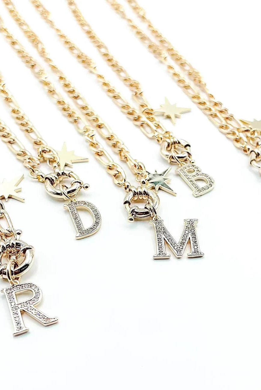 Treasure Jewels Gold/Silver Initial Necklace **PRE-ORDER** - Be You Boutique