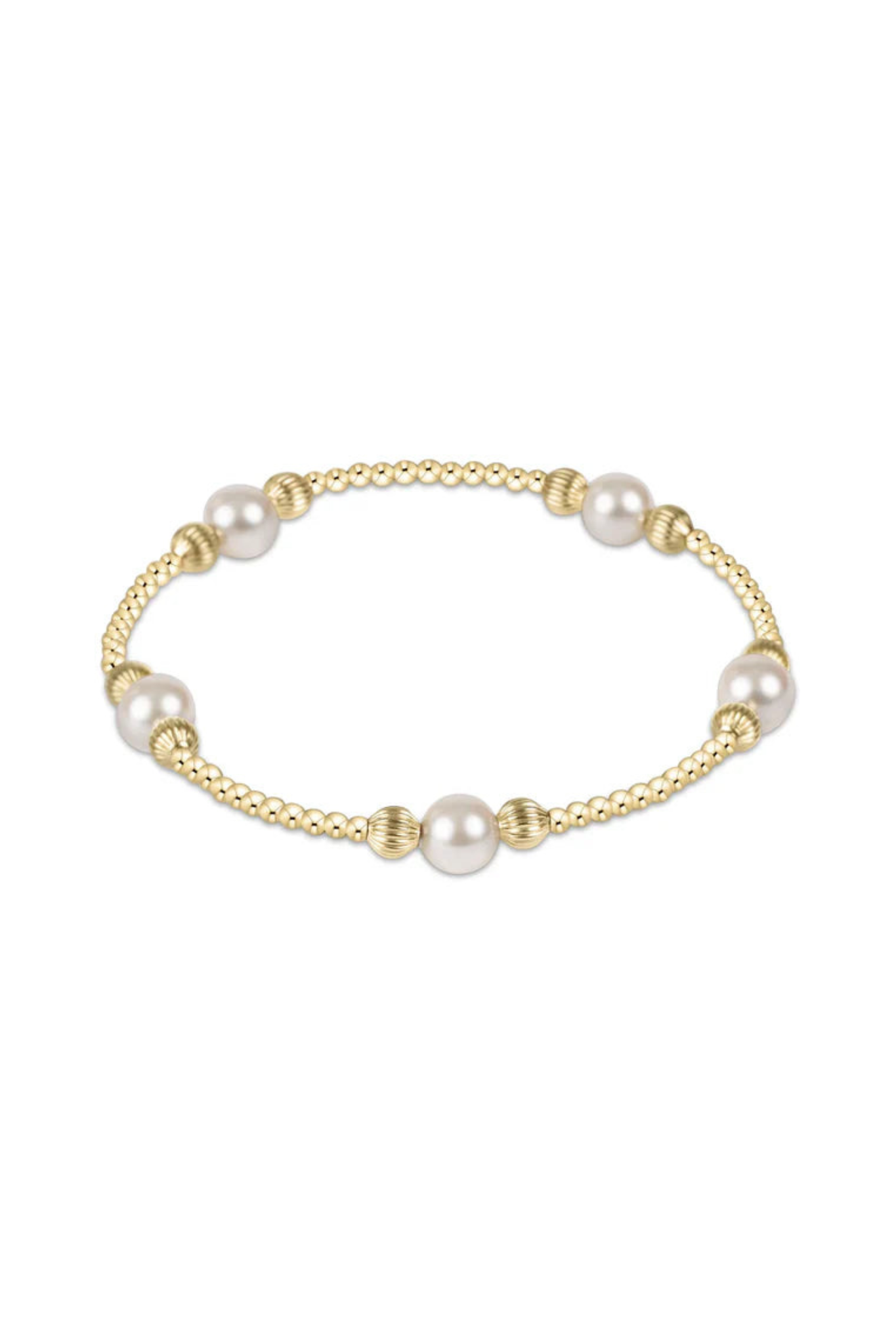 Enewton 6mm Pearl Purpose Dignity Gold Bracelet - Be You Boutique