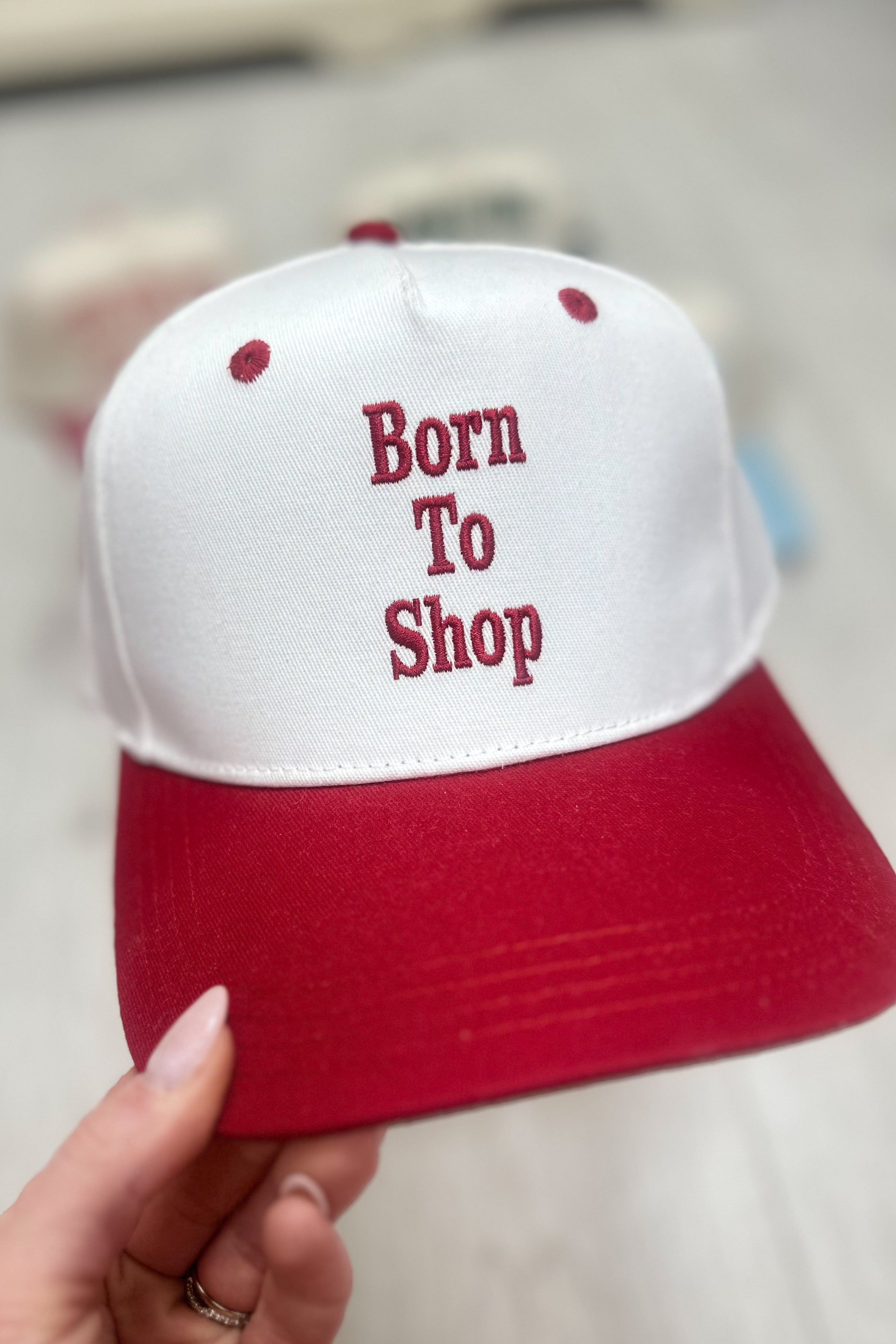 BORN TO SHOP Trucker Hat - Be You Boutique
