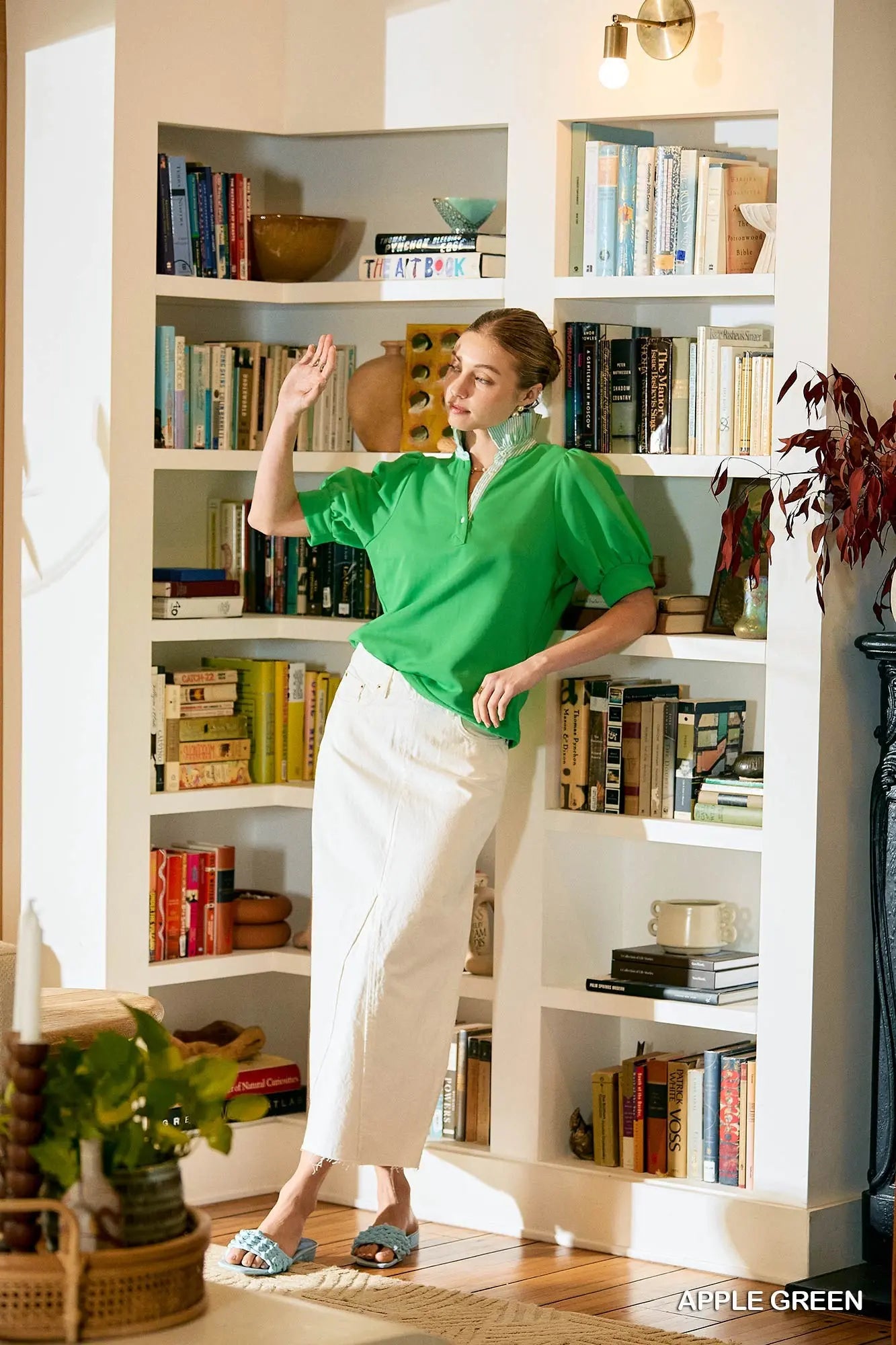 Holly Split Neck Flowy Styled Top - Be You Boutique