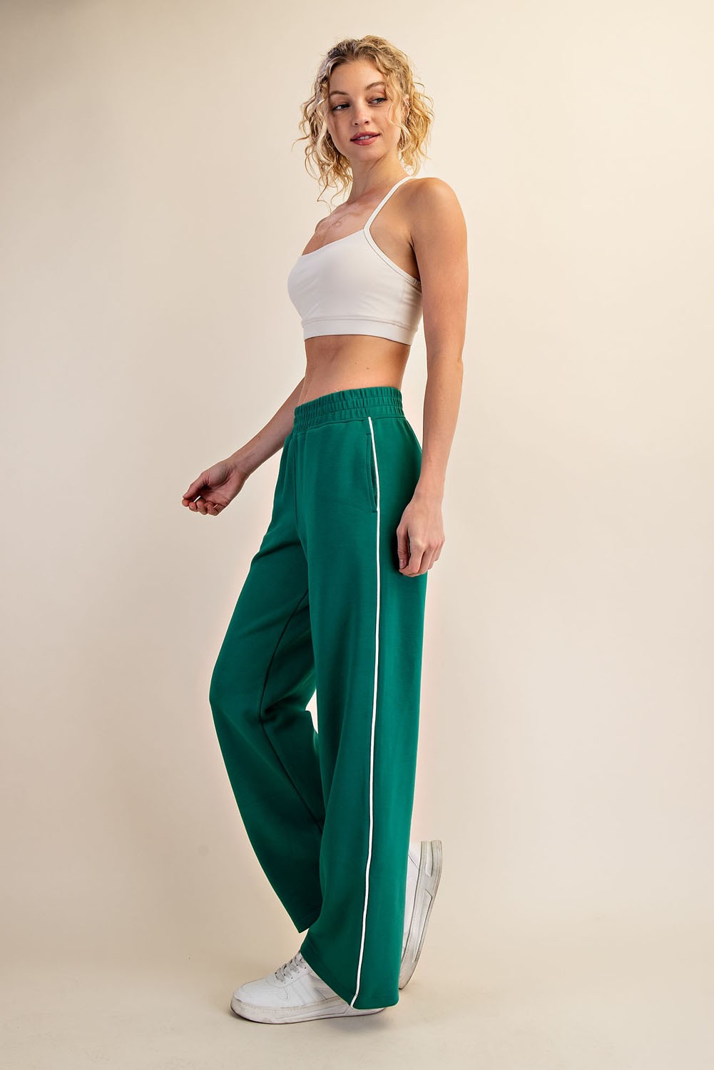 Frankie Piping Trim Pant - Be You Boutique