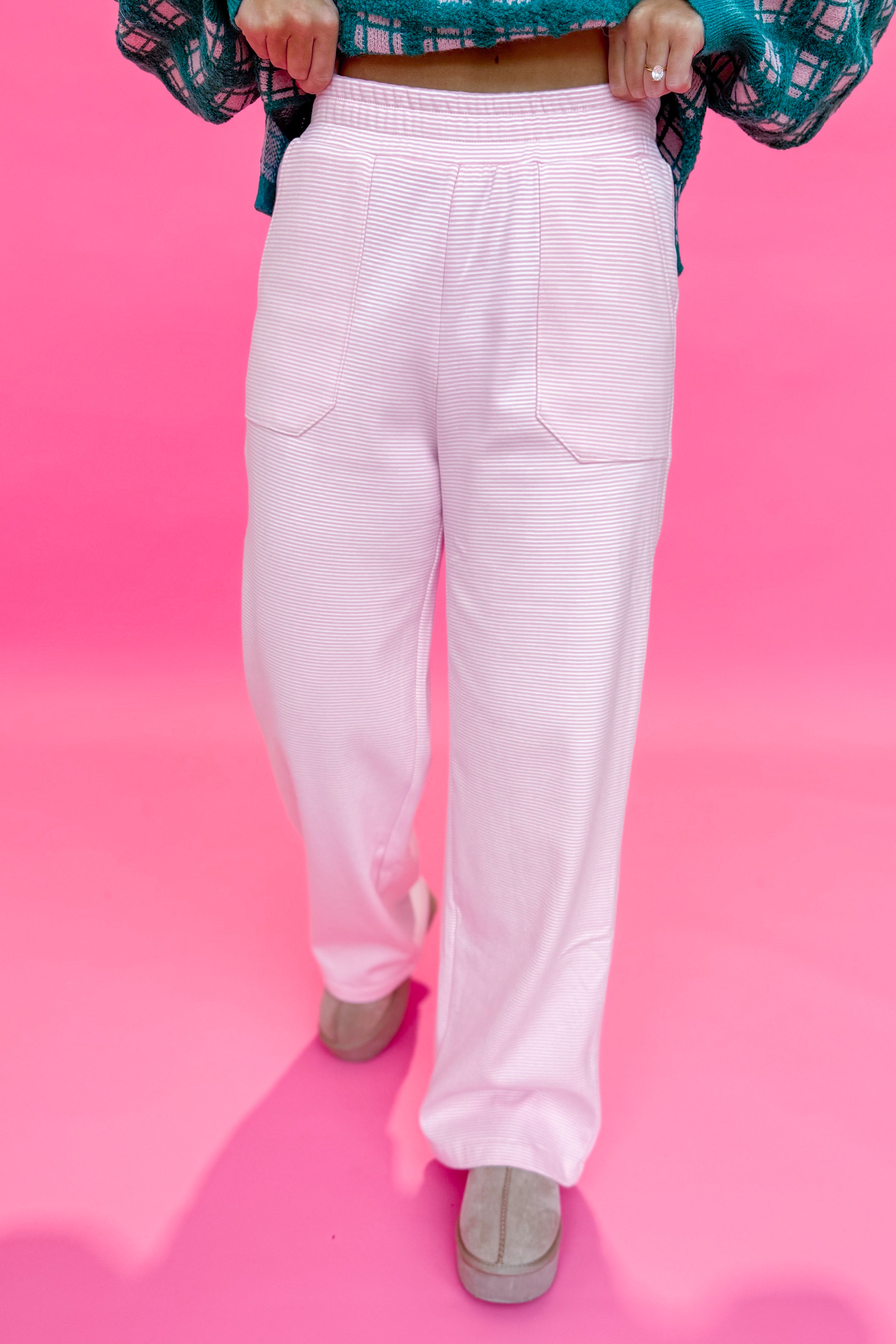 Ella Striped Wide Leg Pant - Be You Boutique