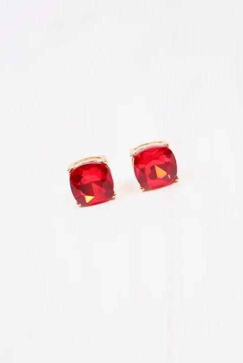 Caroline Hill Julien Stone Stud Earrings (4 colors) - Be You Boutique