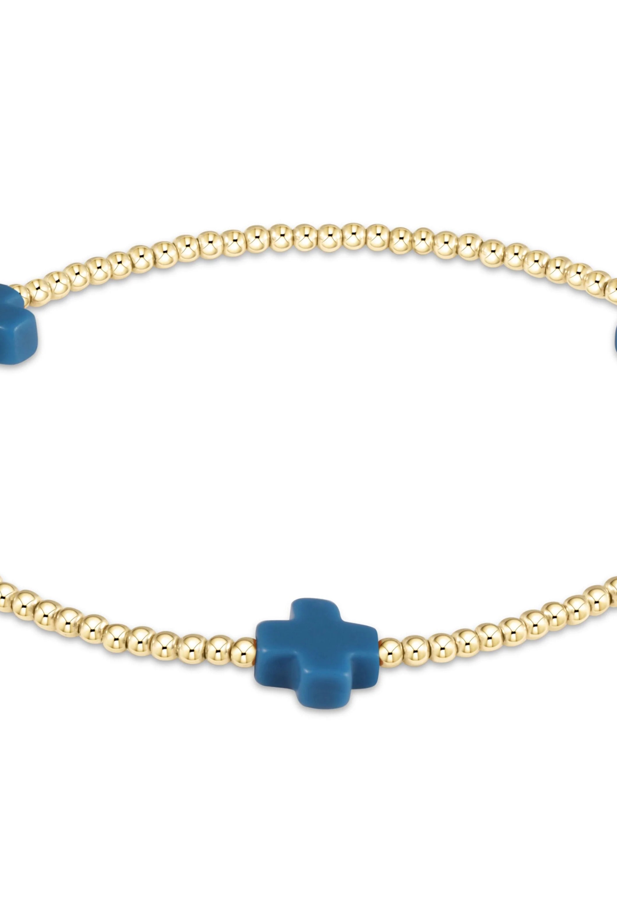 Enewton 2mm Signature Cross Gold Bracelet - Be You Boutique