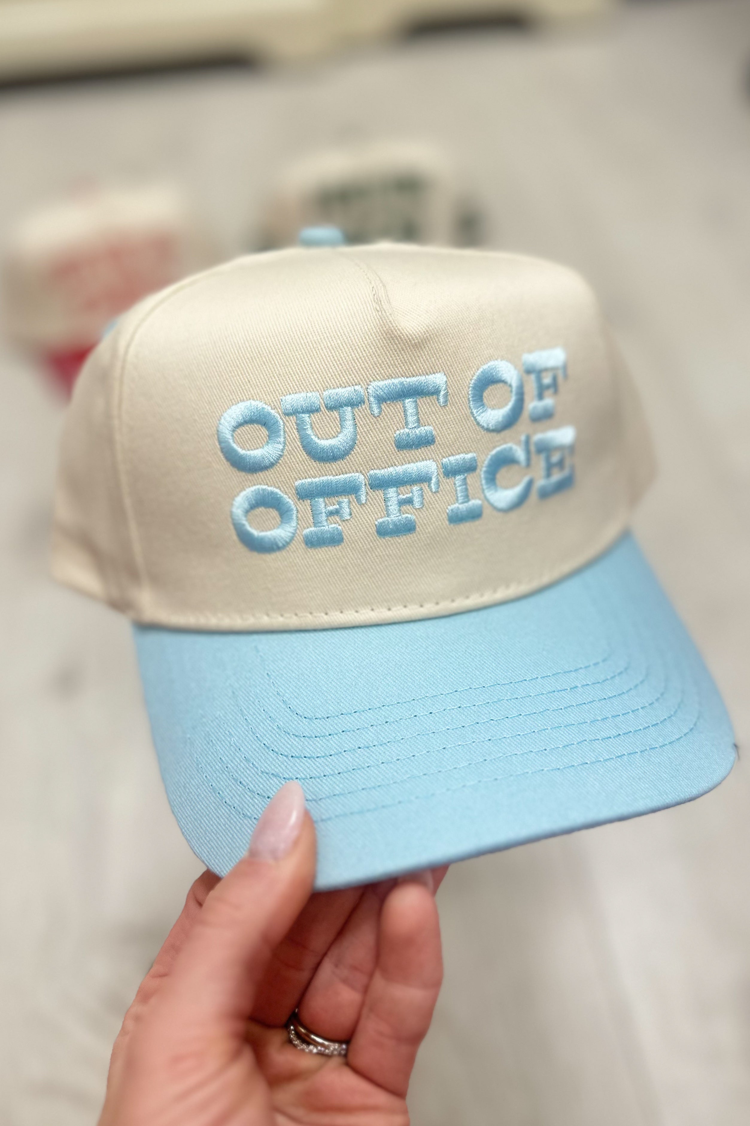 OUT OF OFFICE Vintage Trucker Hat by Kenz Kustomz - Be You Boutique
