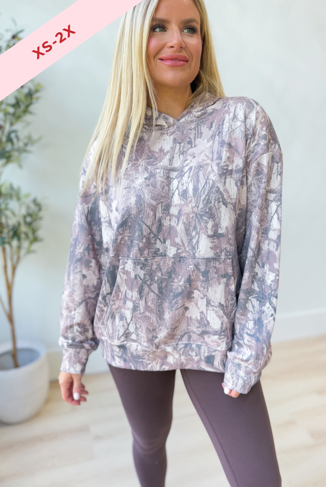 Camo Signature Fleece Hooded Sweatshirt - Be You Boutique