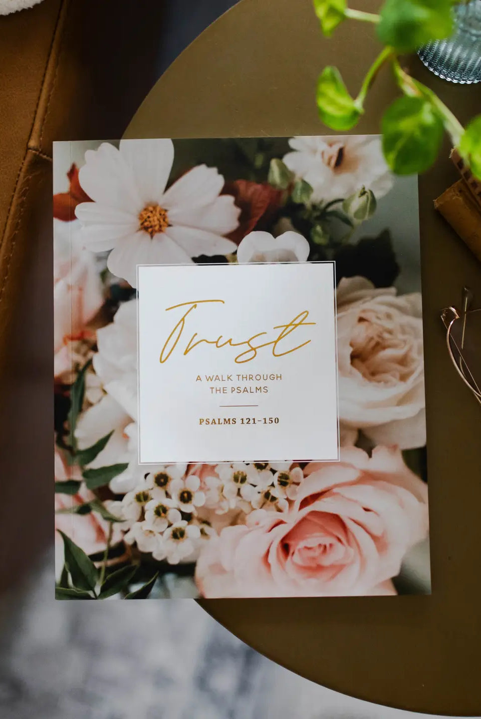 Trust Bible Study 307 home accessory by THE DAILY GRACE CO, featuring a decorative religious-themed design on a wooden surface.