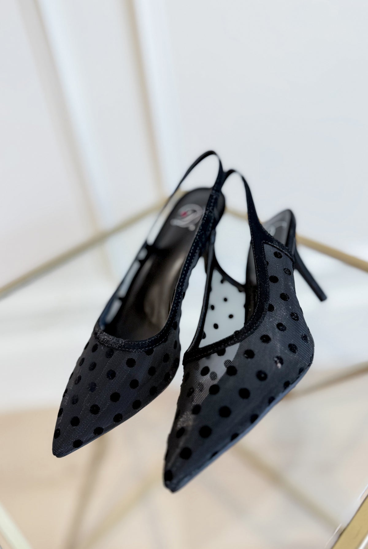 Next Polka Dot Kitten Heel shoe by FORTUNE DYNAMIC, stylish 212 other shoes with black and white polka dot pattern and kitten heel.