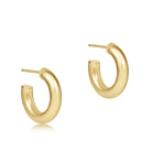 Enewton .5” Round Gold Post Hoop - Be You Boutique