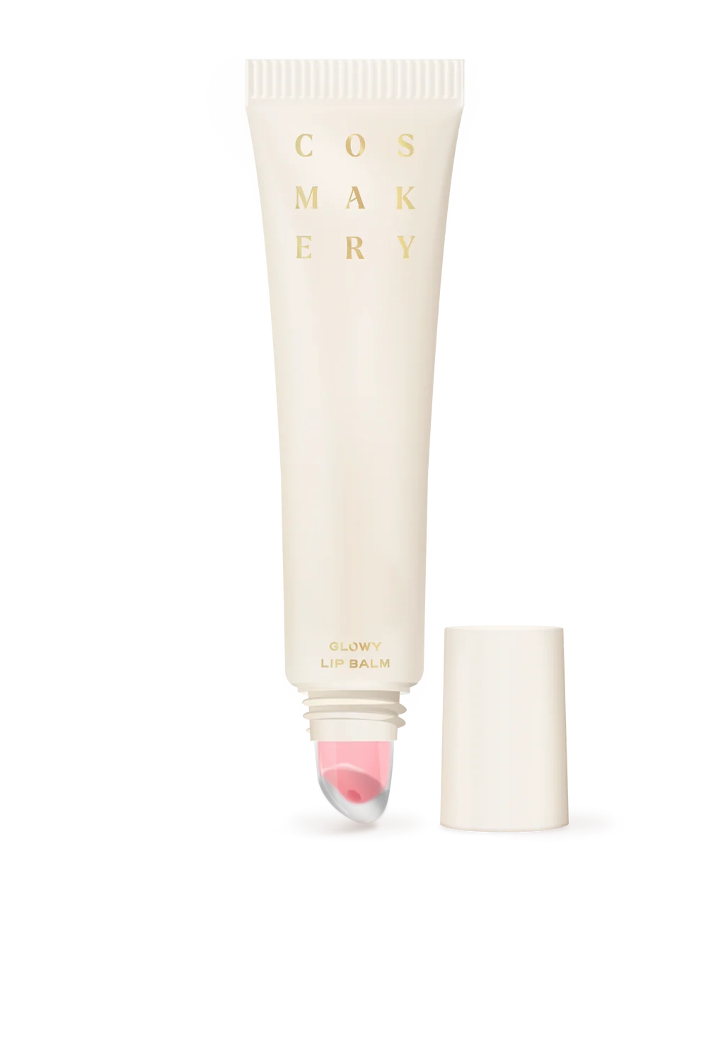COSMAKERY Let It Glow Glowy Lip Balm Duo in sleek packaging, featuring two hydrating, shimmering lip balms for a radiant look.