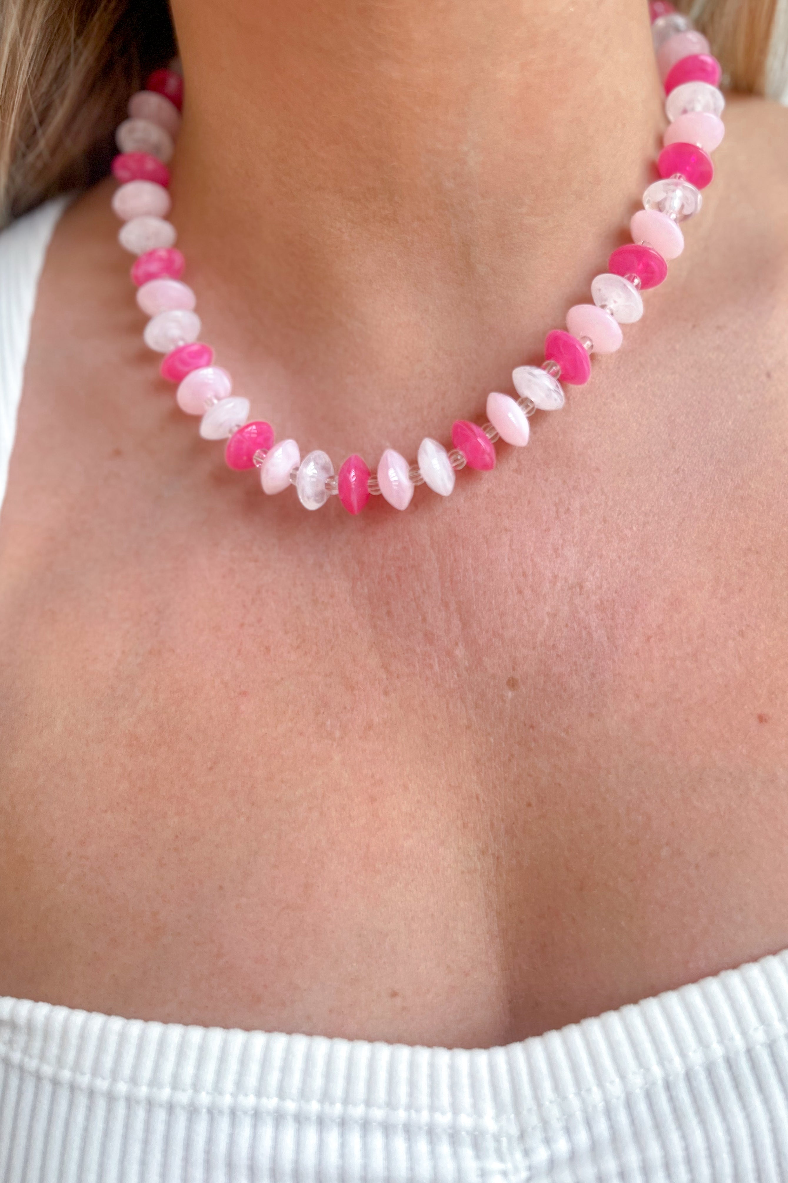 Treasure Jewels Pink Pop Necklace - Be You Boutique