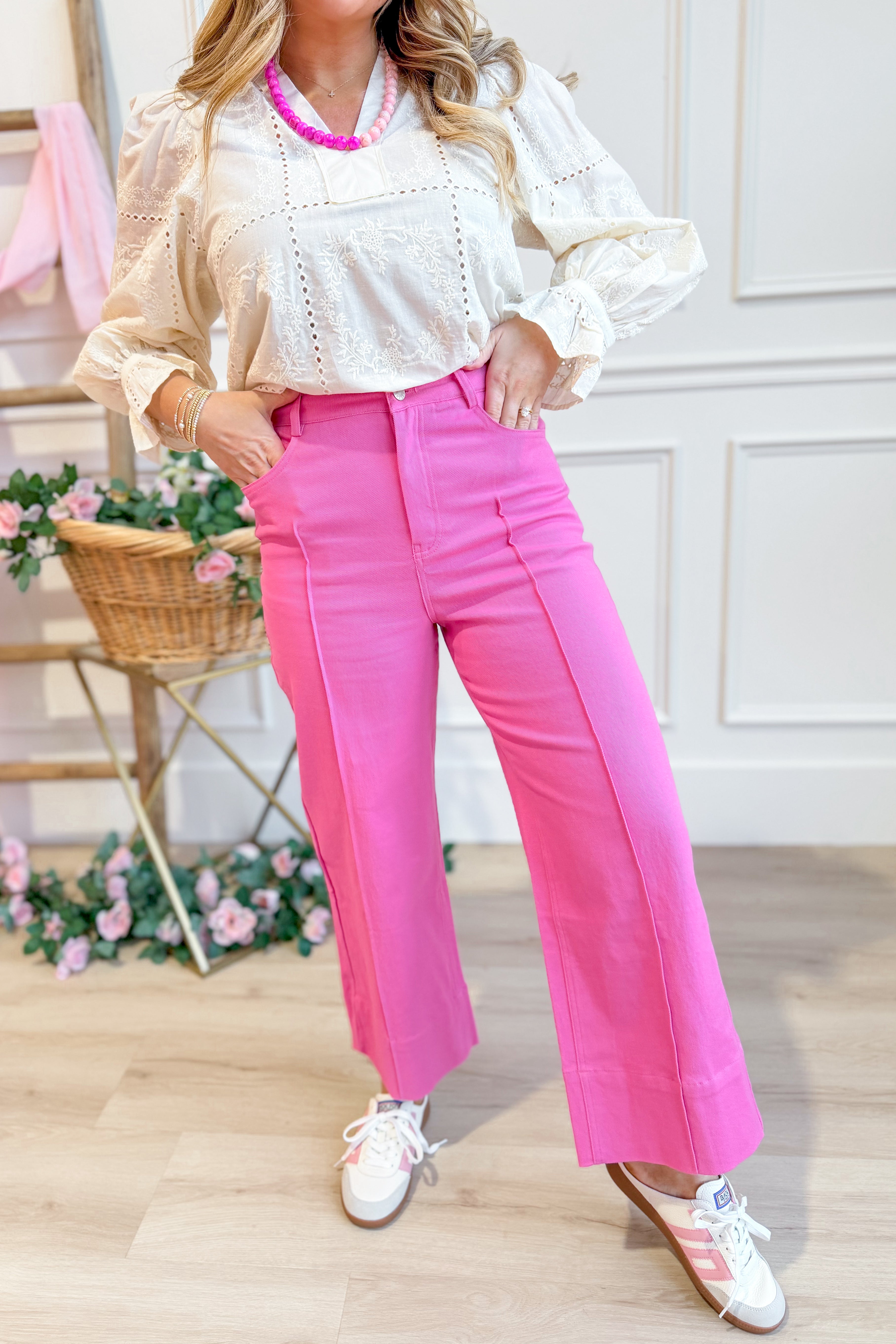 Mason Straight Leg Spring Pant - Be You Boutique