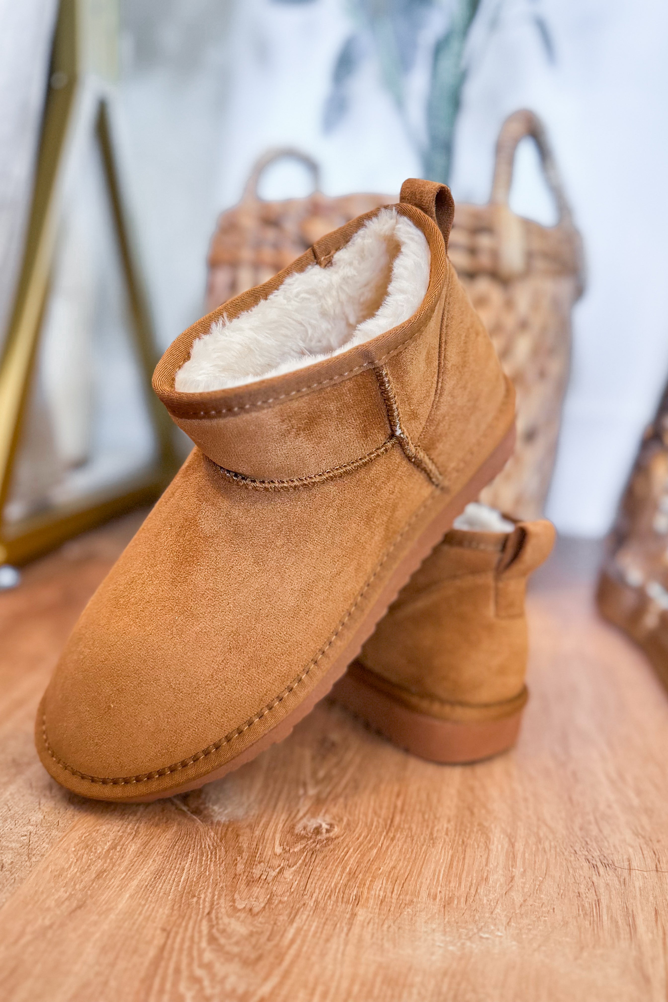 Soda Mutual Sherpa Lined Ankle Bootie - Be You Boutique