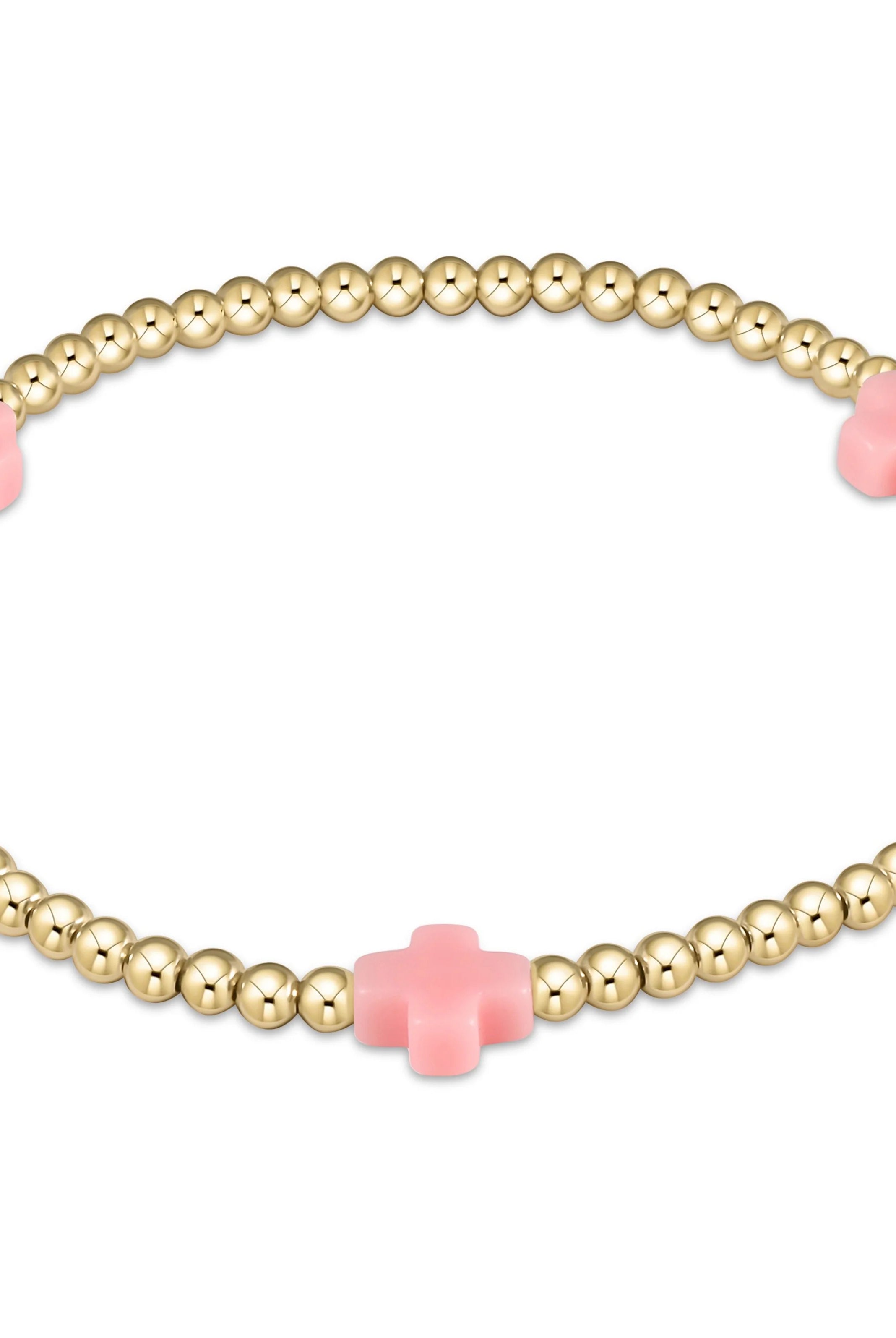 Enewton 3mm Signature Cross Gold Bracelet - Be You Boutique