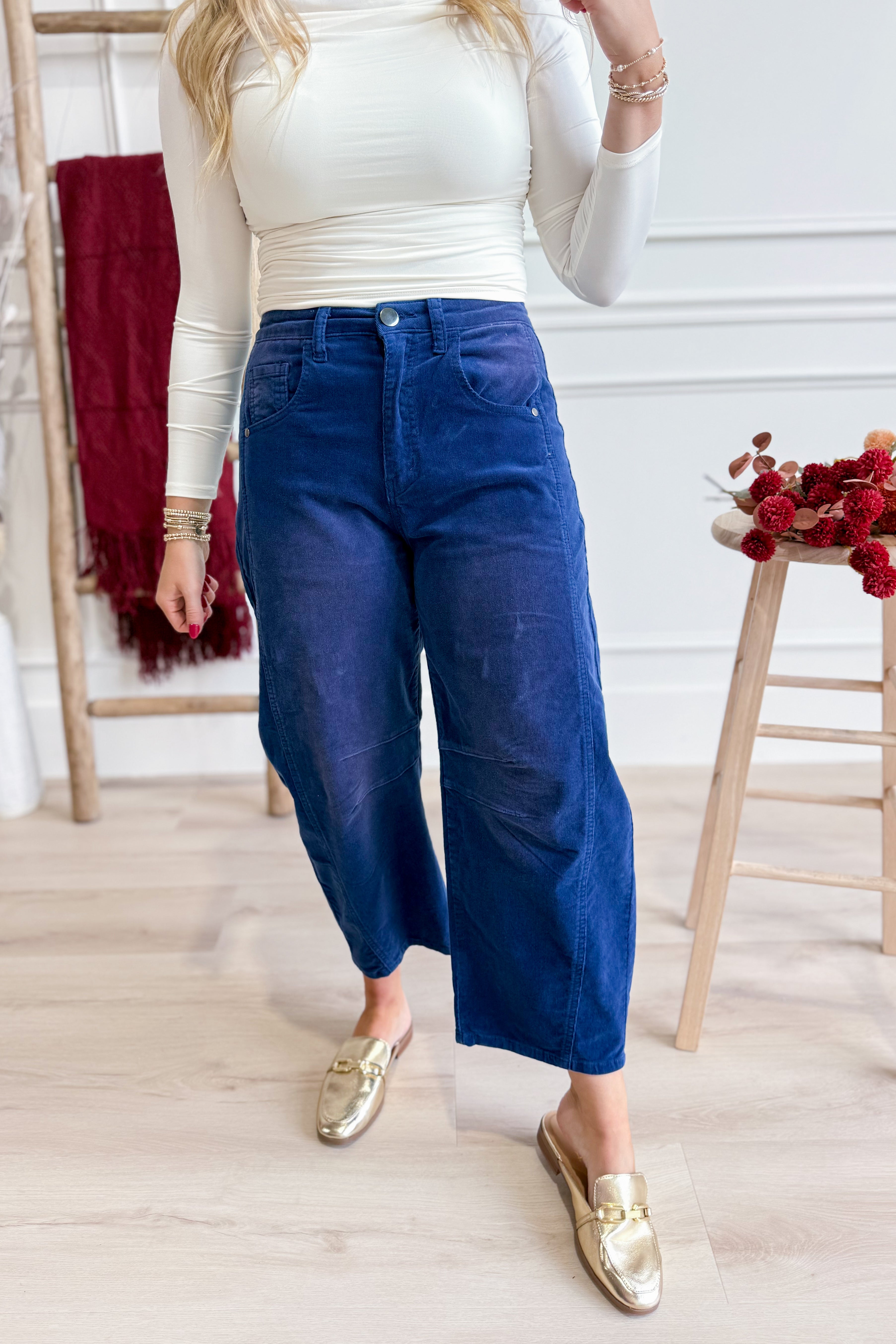 Sam Stretchy Corduroy Pant - Be You Boutique