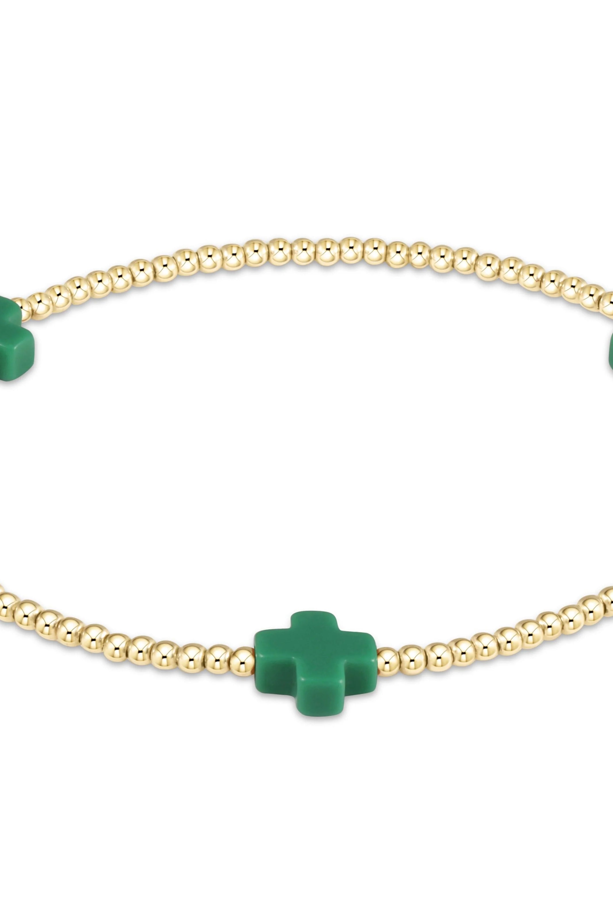 Enewton 2mm Signature Cross Gold Bracelet - Be You Boutique