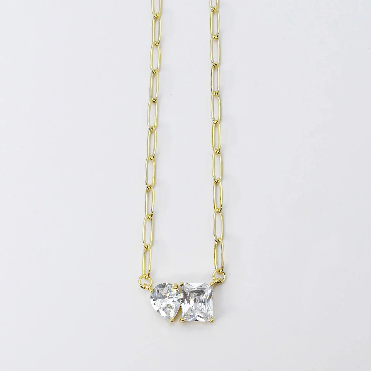 Treasure Jewels Double Harmony Gold Necklace - Be You Boutique