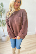 London Oversized Knitted Sweater Top - Be You Boutique
