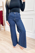 Risen Manny High Rise Tummy Control Gold Palazzo Pant - Be You Boutique