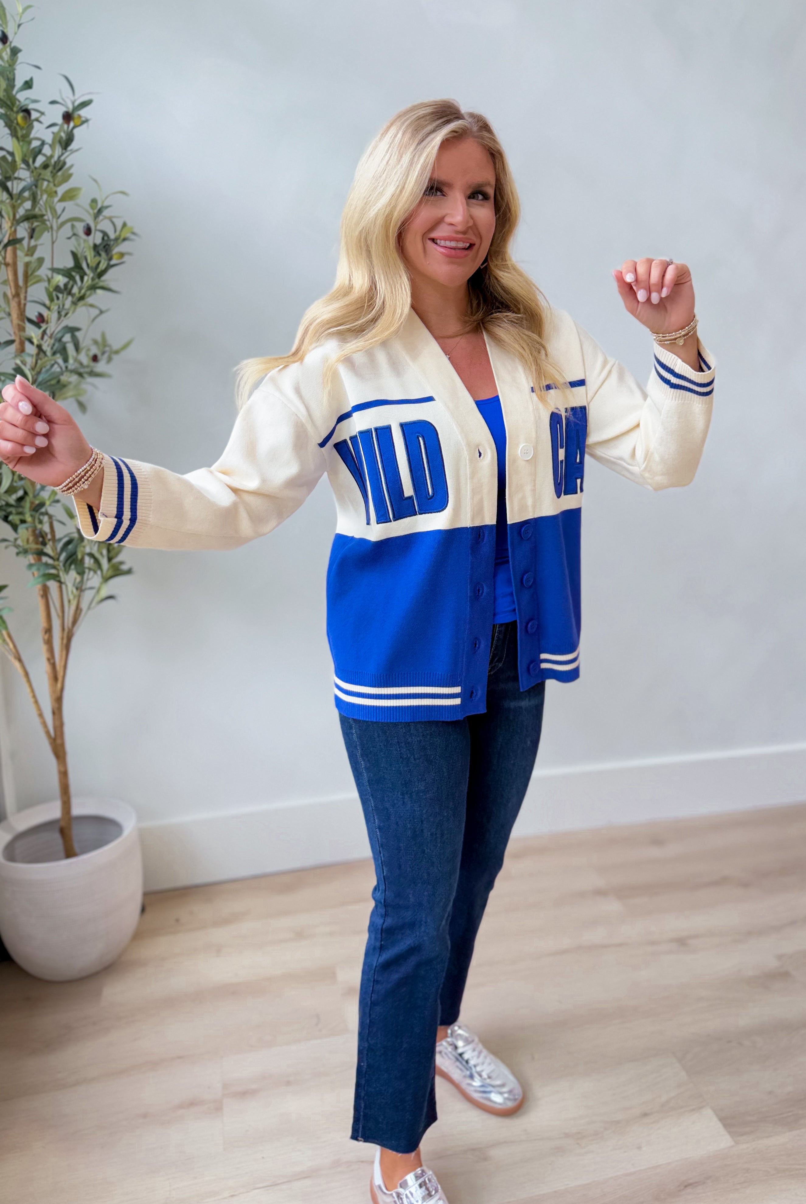 GameDay Social Carly Kentucky Game Day Cardigan - Be You Boutique