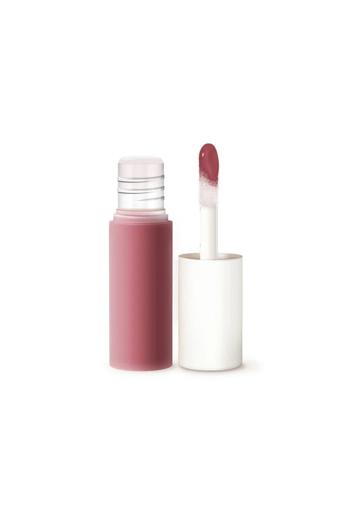 COSMAKERY glossy lip serum in a sleek tube with a shiny finish, designed to enhance and hydrate lips.