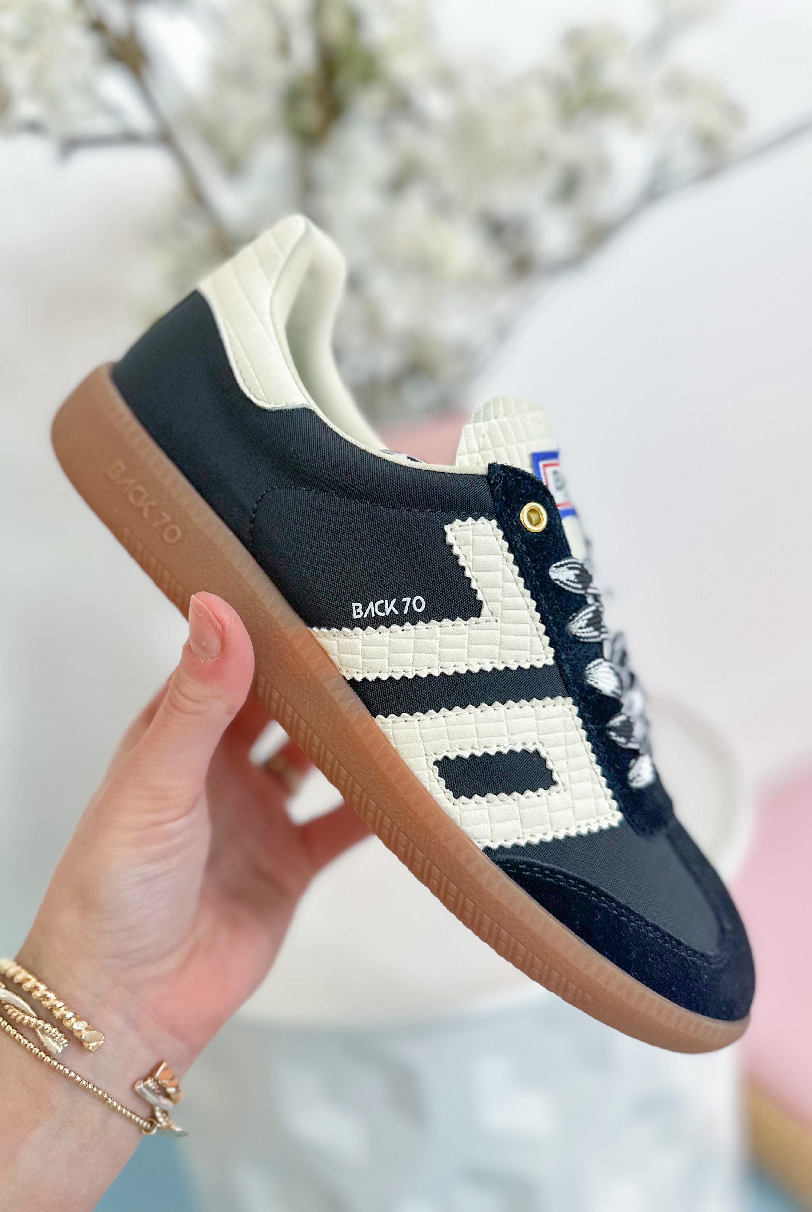 BACK70 Ghost Sneaker in Black - Be You Boutique