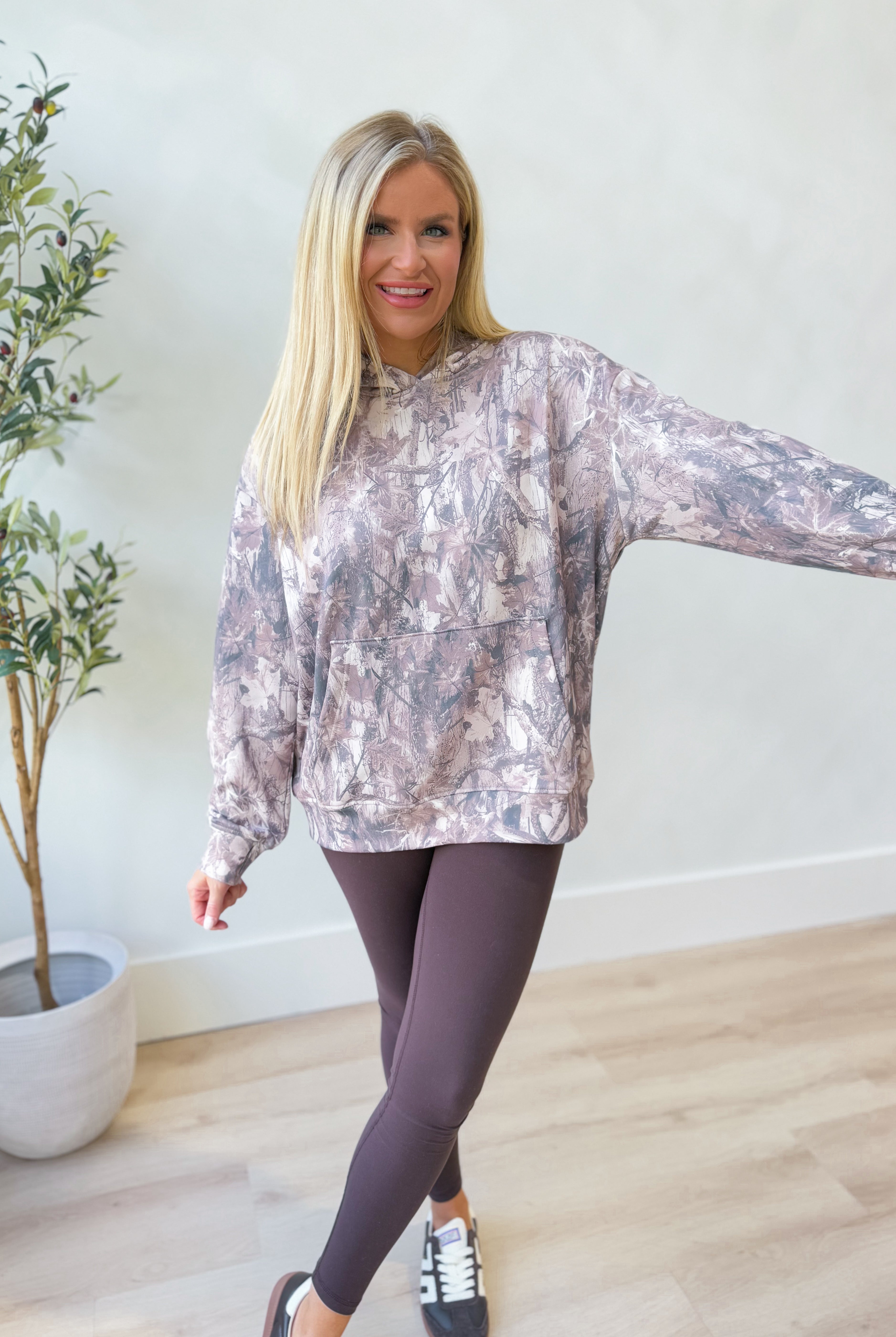 Camo Signature Fleece Hooded Sweatshirt - Be You Boutique