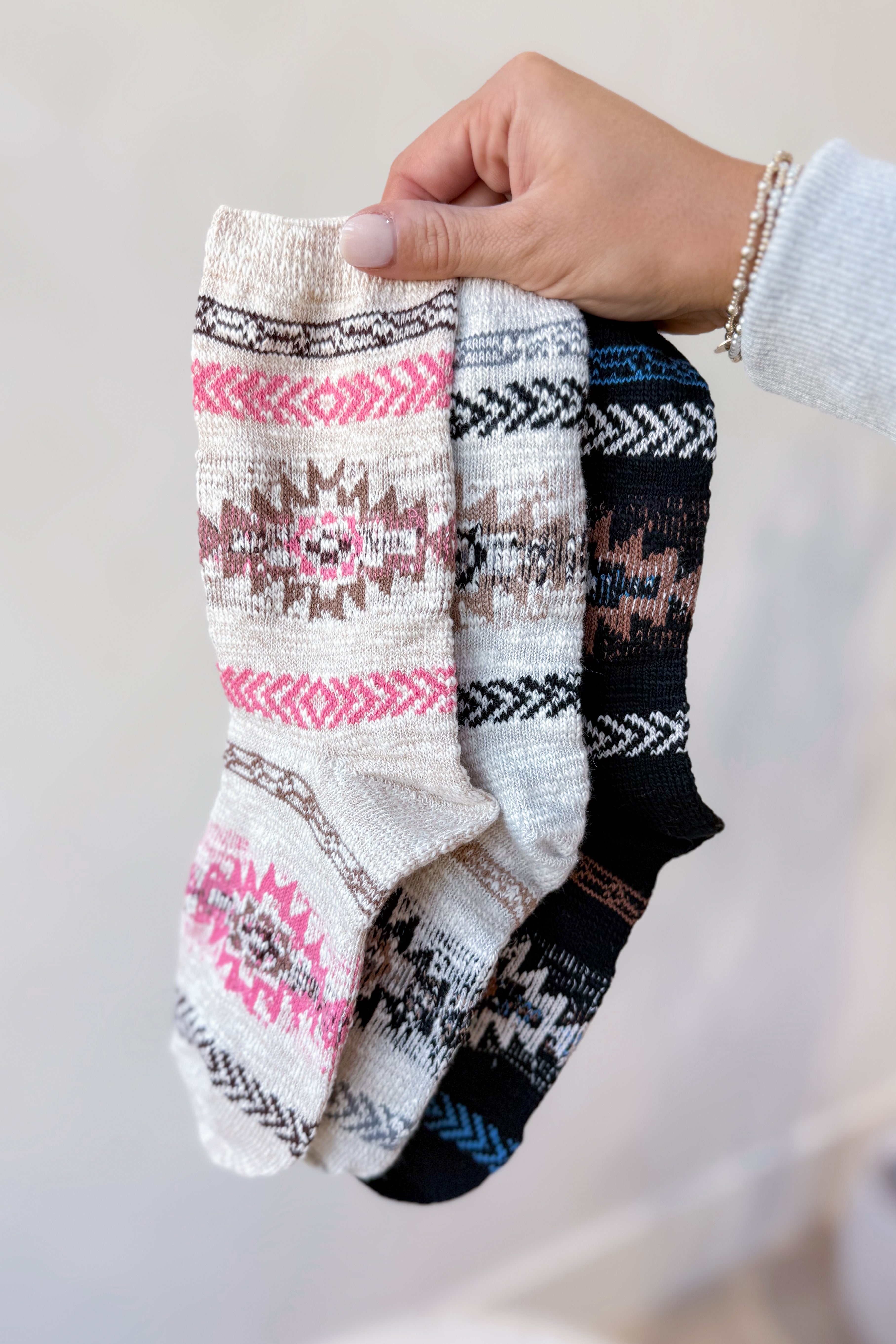Gary Aztec Crew Sock - Be You Boutique