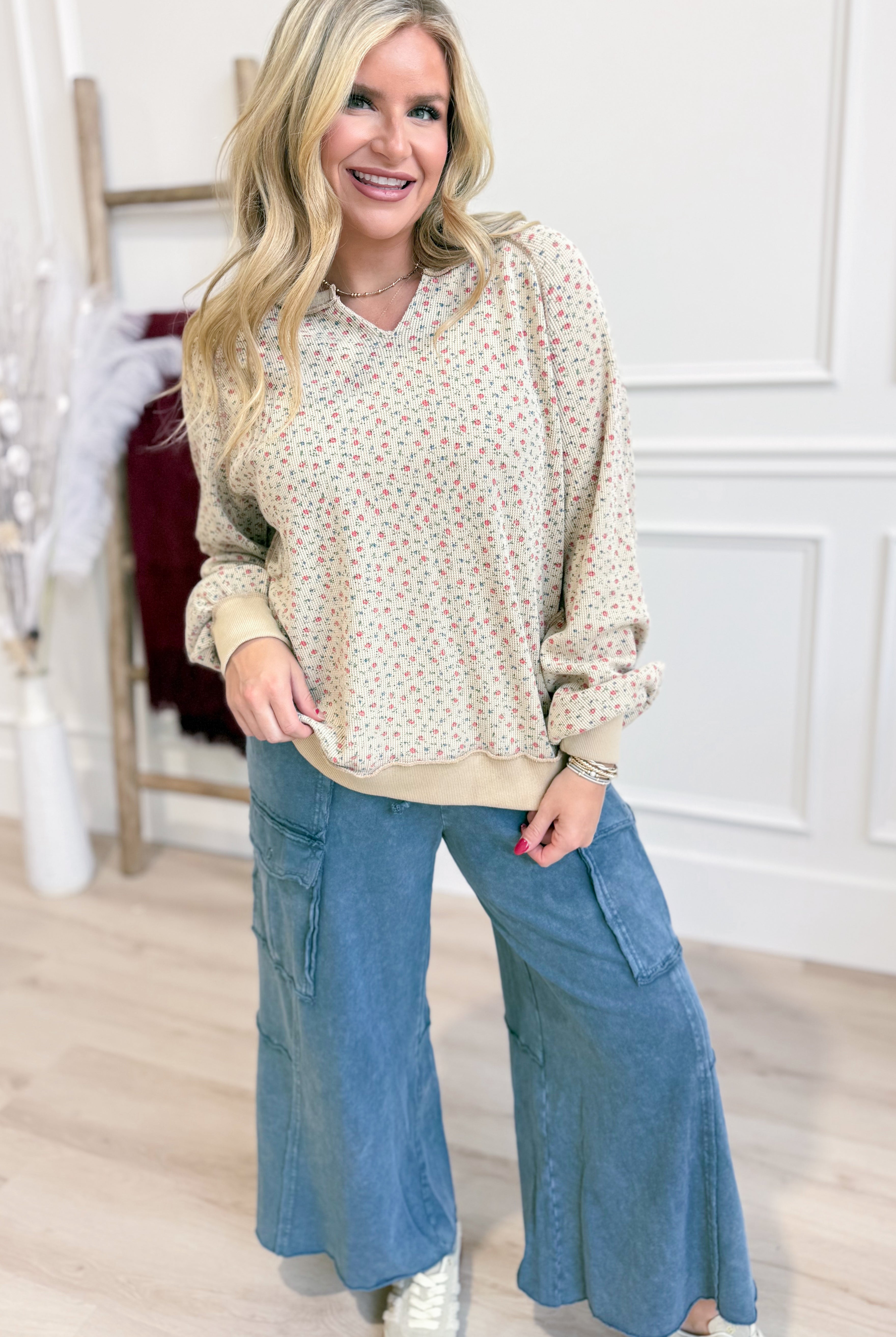 Mateo Mineral Washed Wide Leg Cargo Pants - Be You Boutique