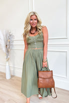 Whitney Embroidered Midi Pant Set - Be You Boutique