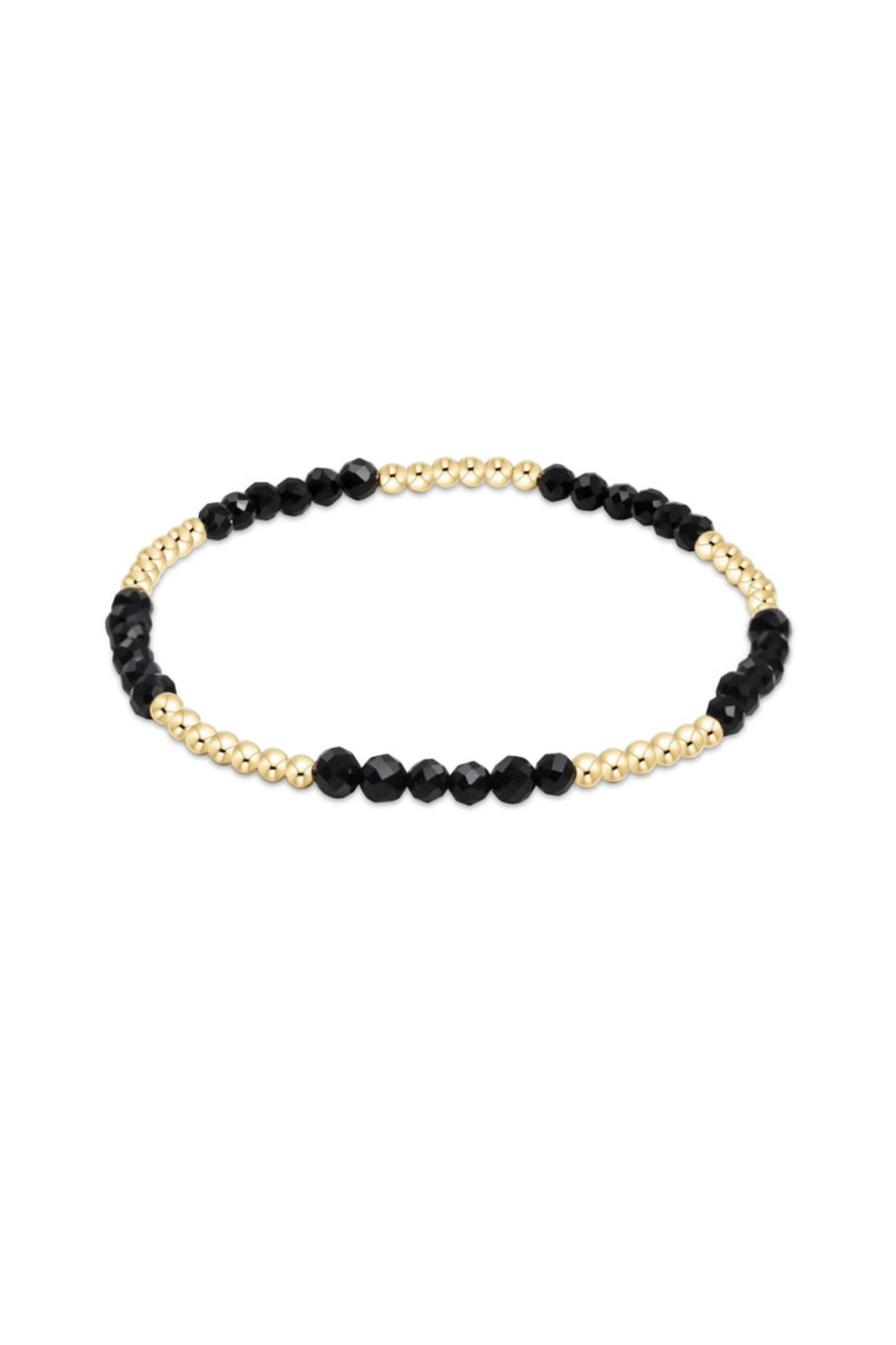 Enewton 2.5mm Faceted Onyx Blissful Pattern Bracelet - Be You Boutique