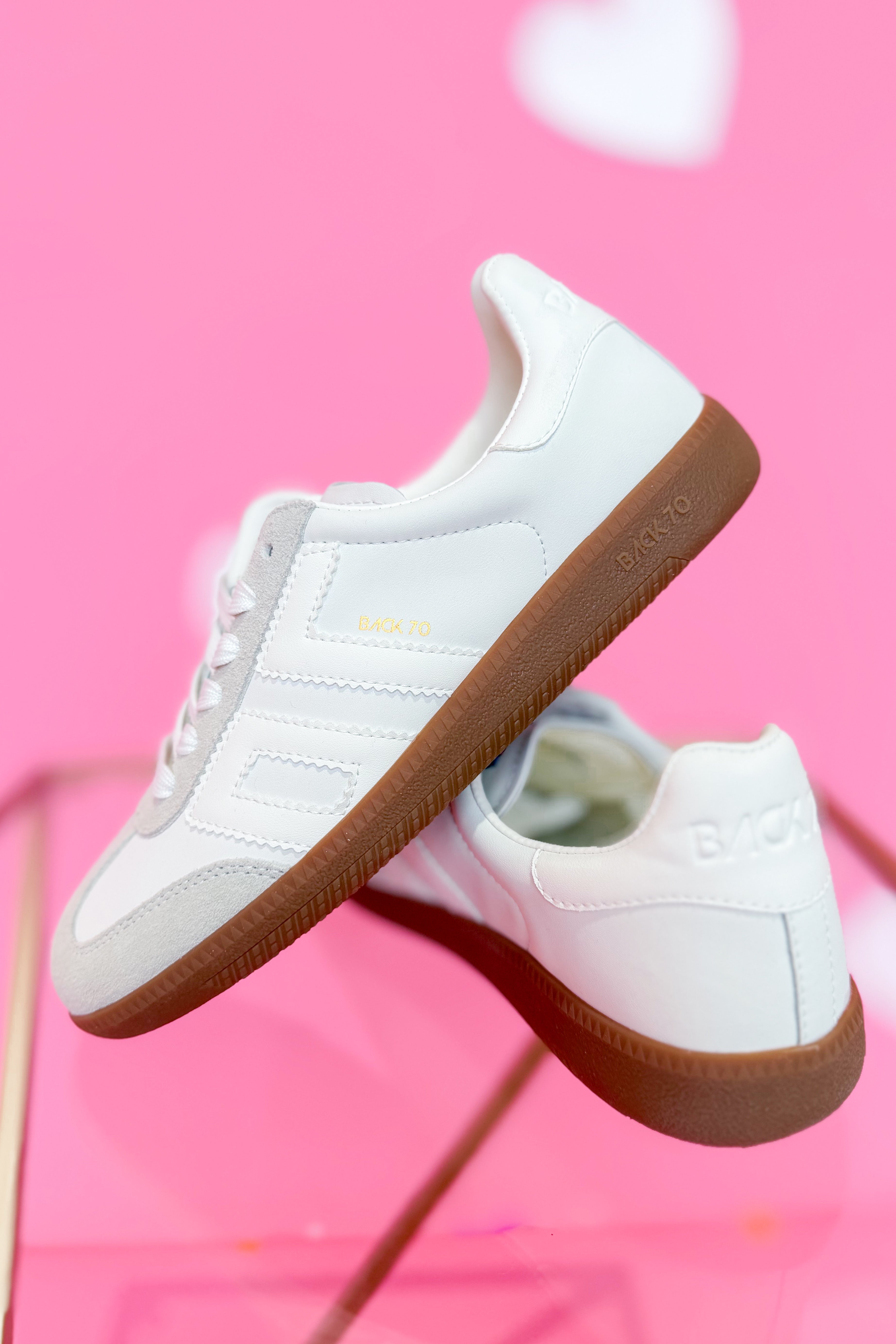 BACK 70 Cloud Sneakers in White Ice, stylish 205 sneaker with cushioned design and sleek white color, perfect for casual wear.