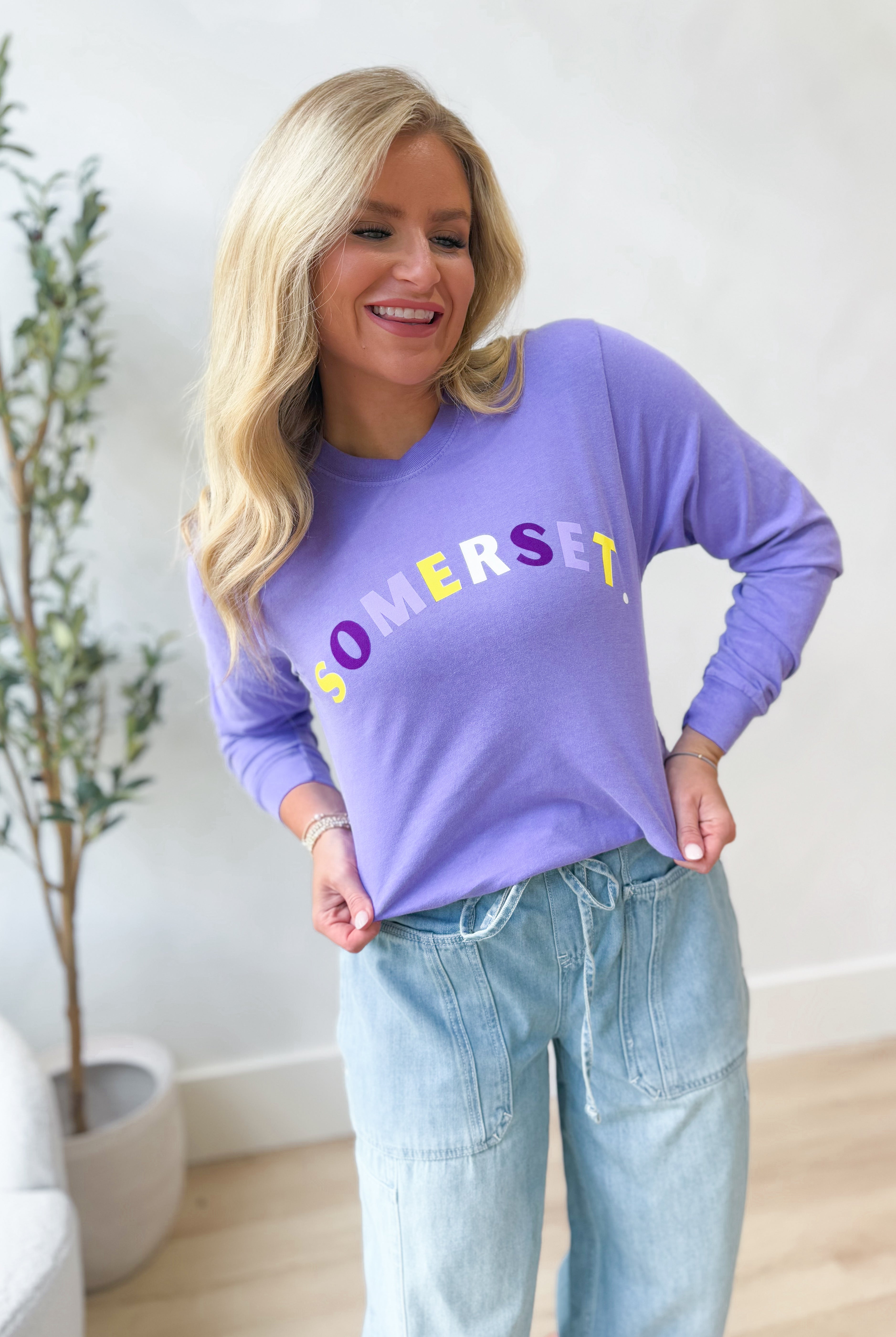 Somerset Game Day Long Sleeve T-Shirt - Be You Boutique