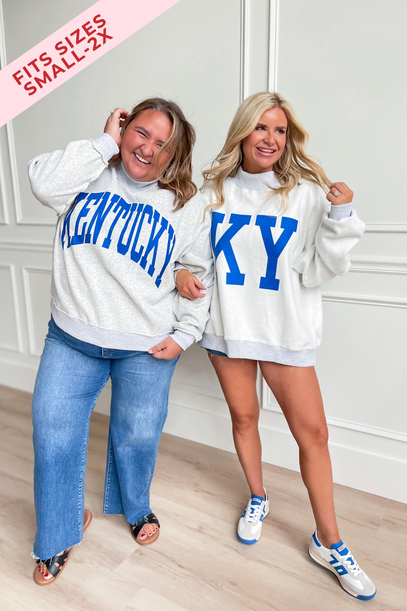 Kentucky Reversible Mock Neck Sweatshirt (PREORDER) - Be You Boutique