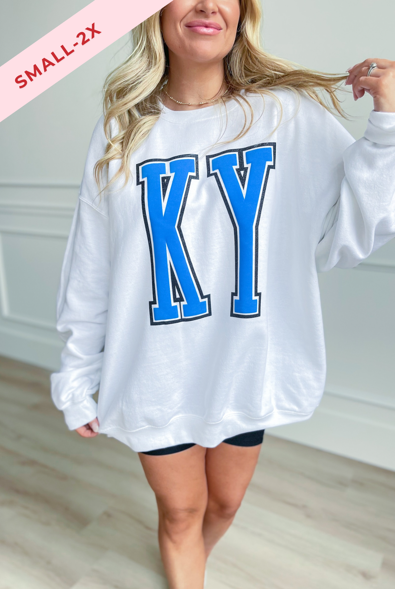 Puff Crew Neck Graphic Sweatshirt - Be You Boutique