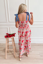 Chrissy Floral Bow Tie Strap Dress - Be You Boutique