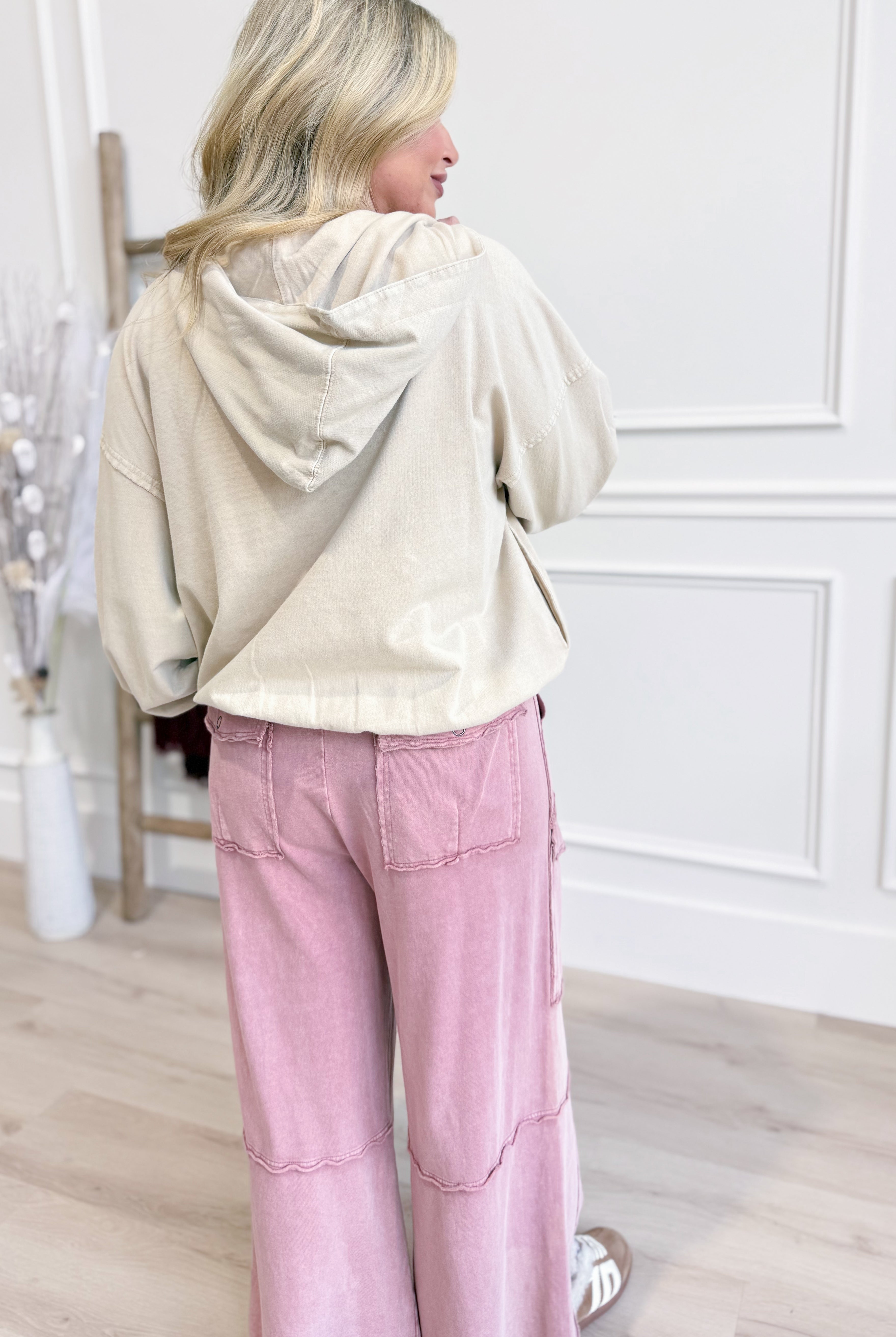 Nora Flower Patch Hoodie Pullover - Be You Boutique