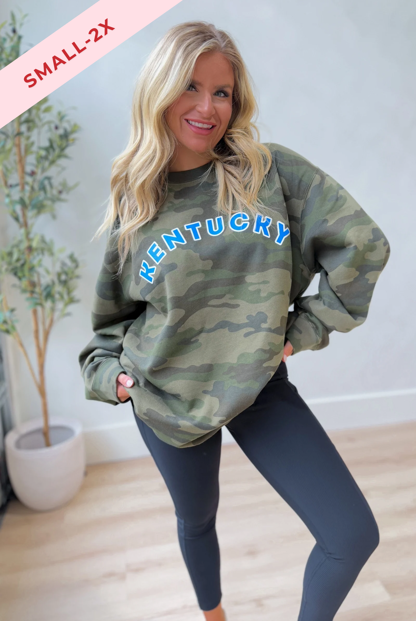 Camo Kentucky Sweatshirt - Be You Boutique