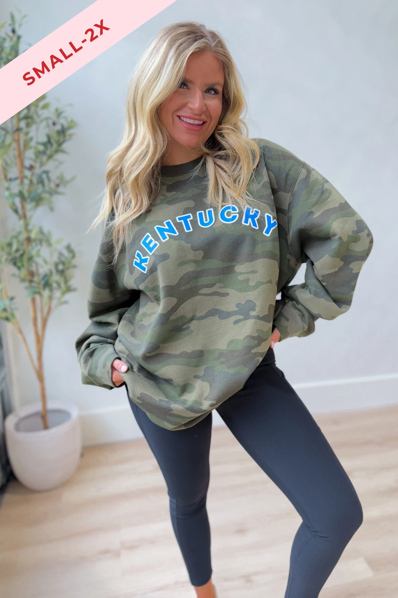 Camo Kentucky Sweatshirt - Be You Boutique