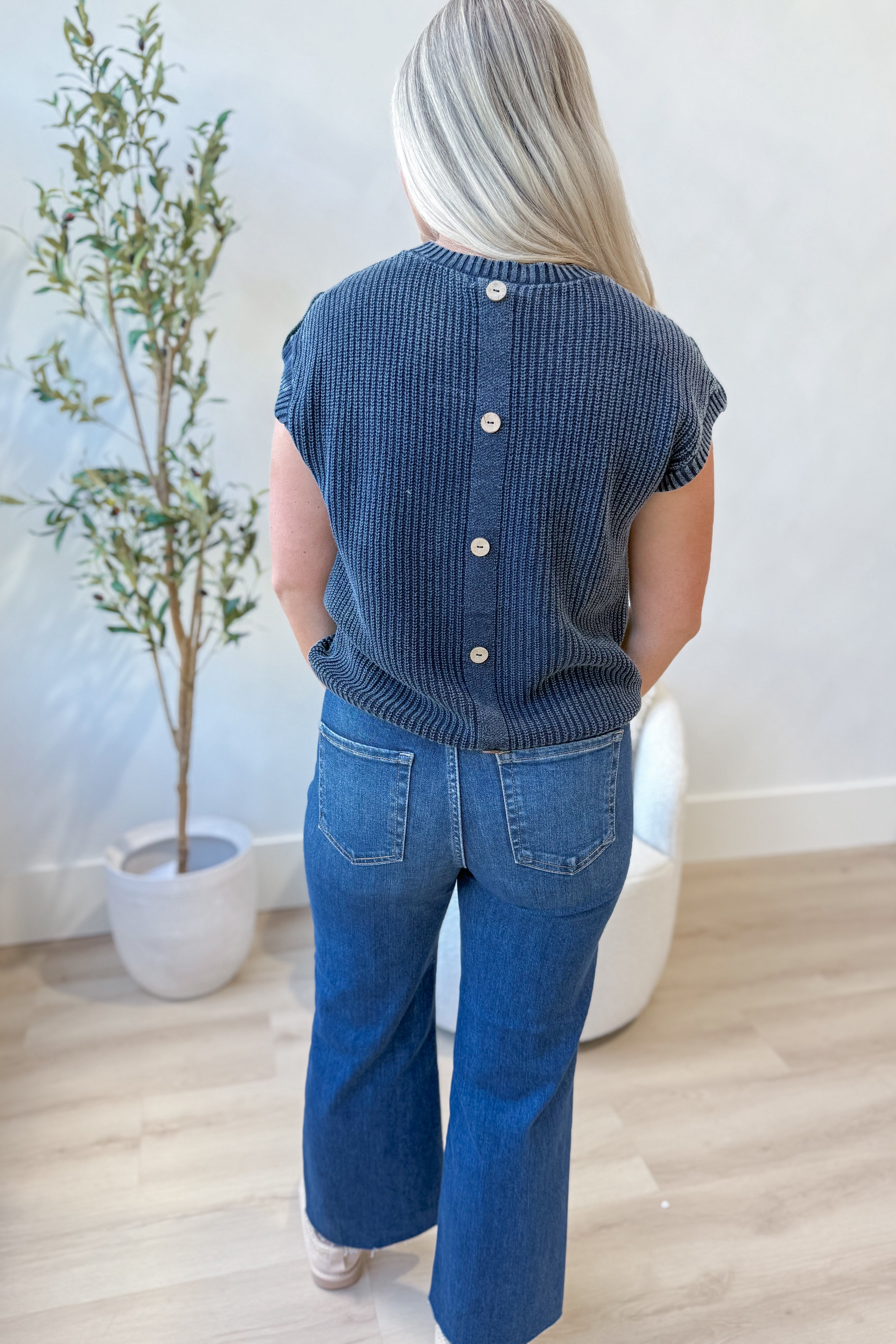 Nicole Knitted Drop Shoulder Sweater Top - Be You Boutique