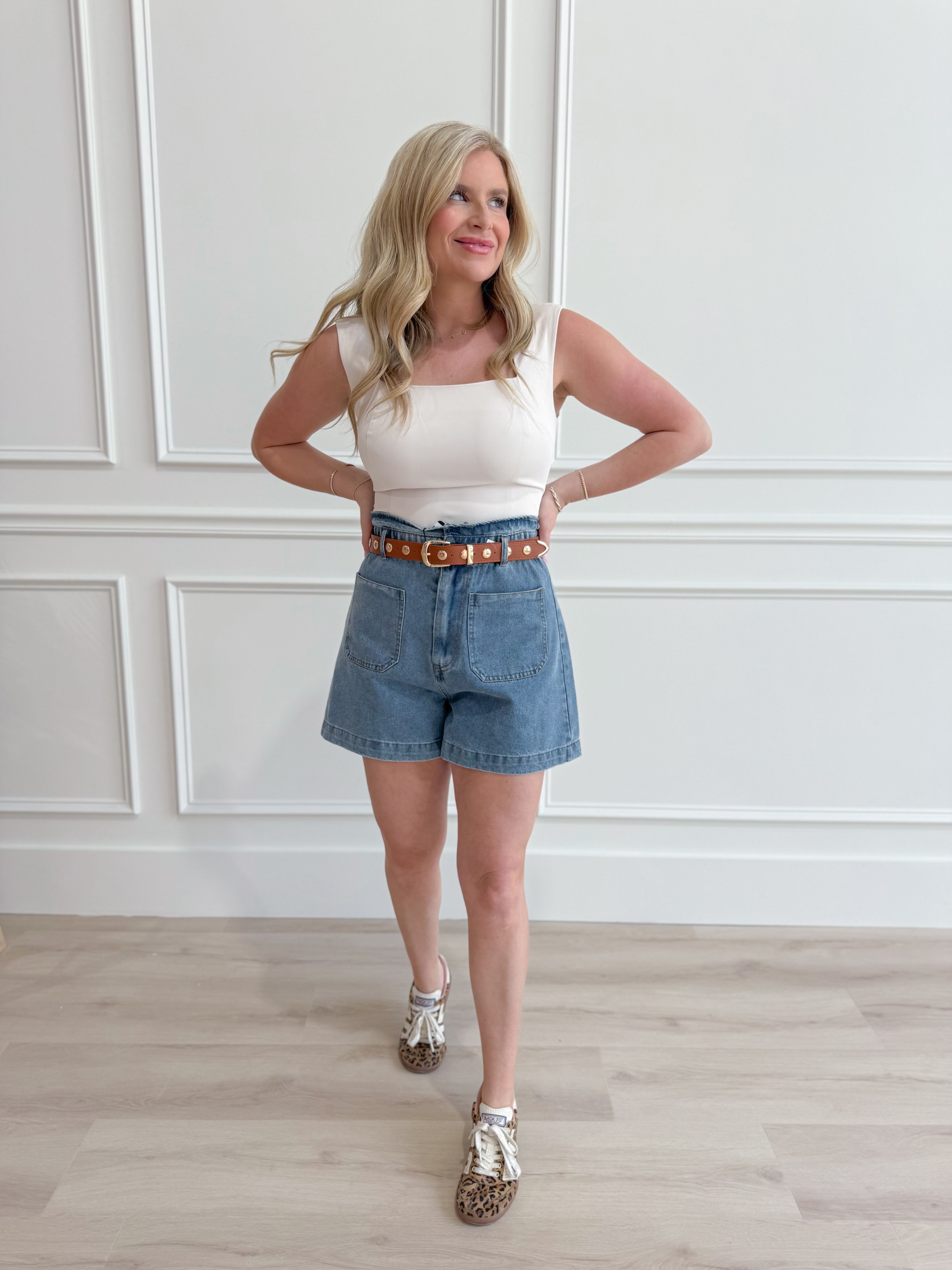 Fully Studded Buckle Belt (multi) - Be You Boutique